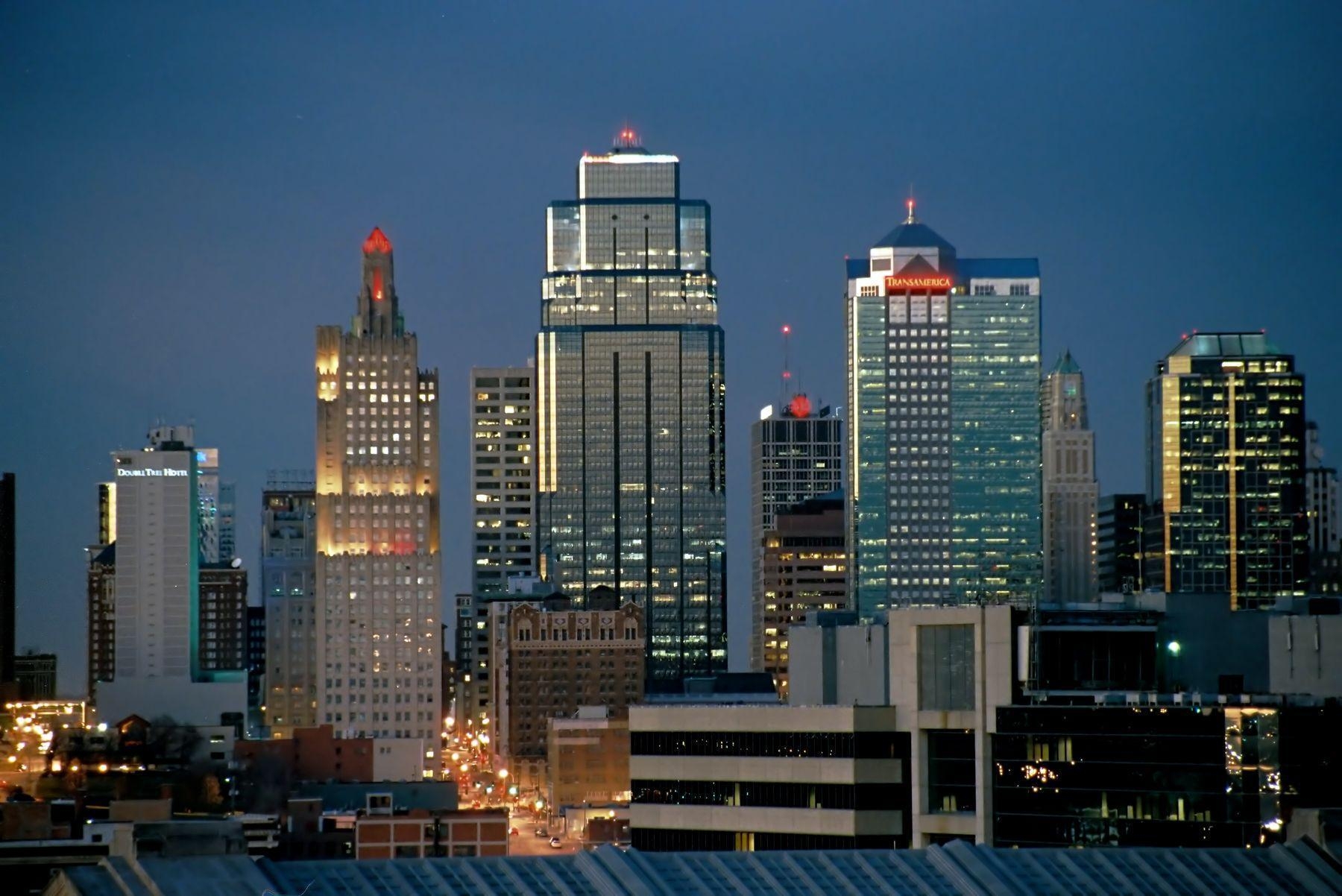 Kansas City, Reisen, Skyline, Architektur, Hintergrund, 1800x1210 HD Desktop