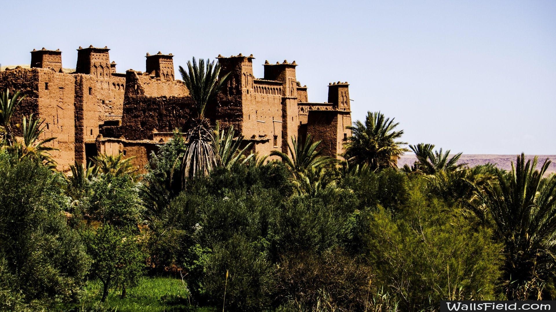 Ait-Ben-Haddou, UNESCO, Marokkanisches Dorf, Lehmbauweise, Filmkulisse, 1920x1080 Full HD Desktop