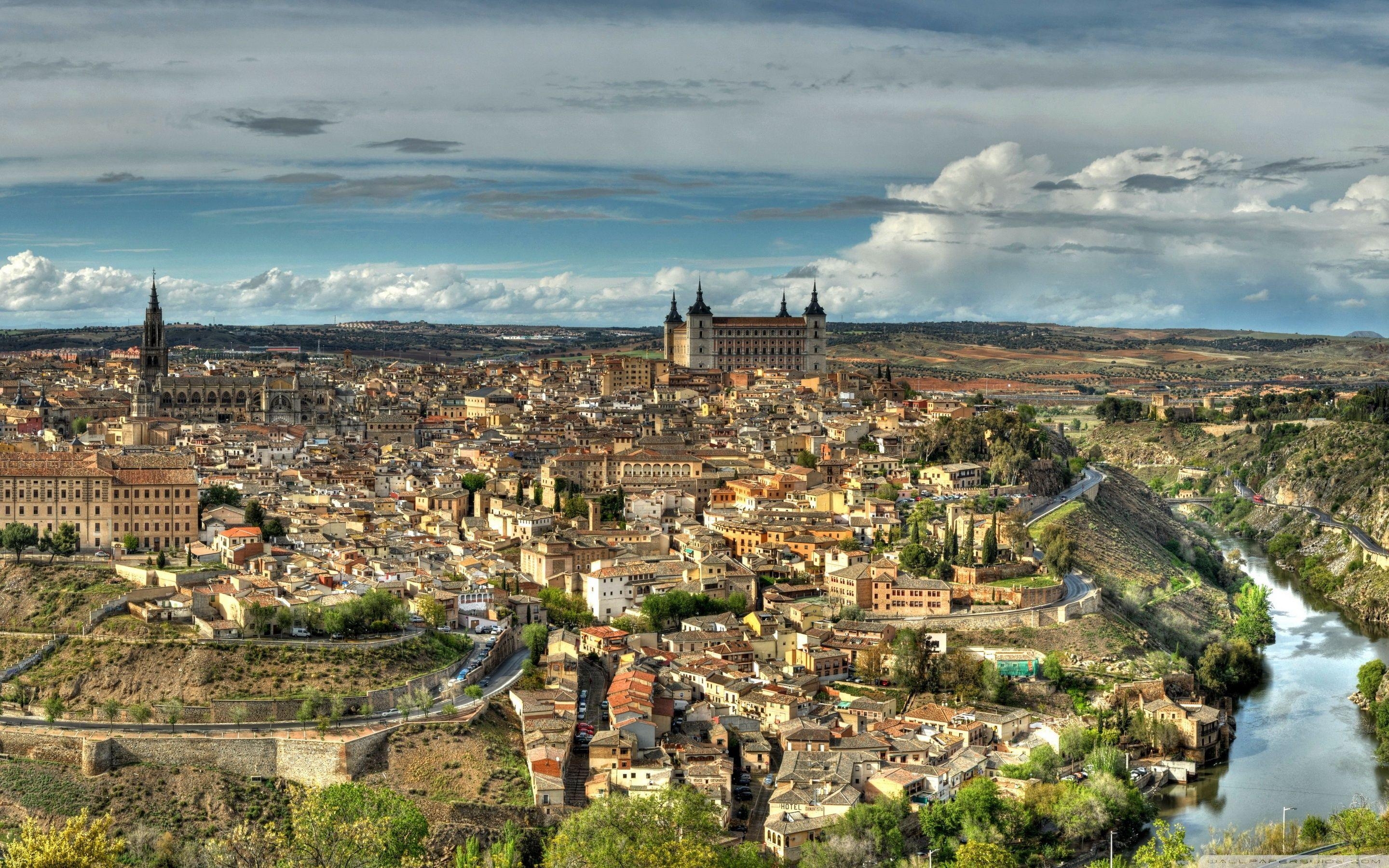 Toledo, Spanien, Altstadt, 4K, HD, 2880x1800 HD Desktop