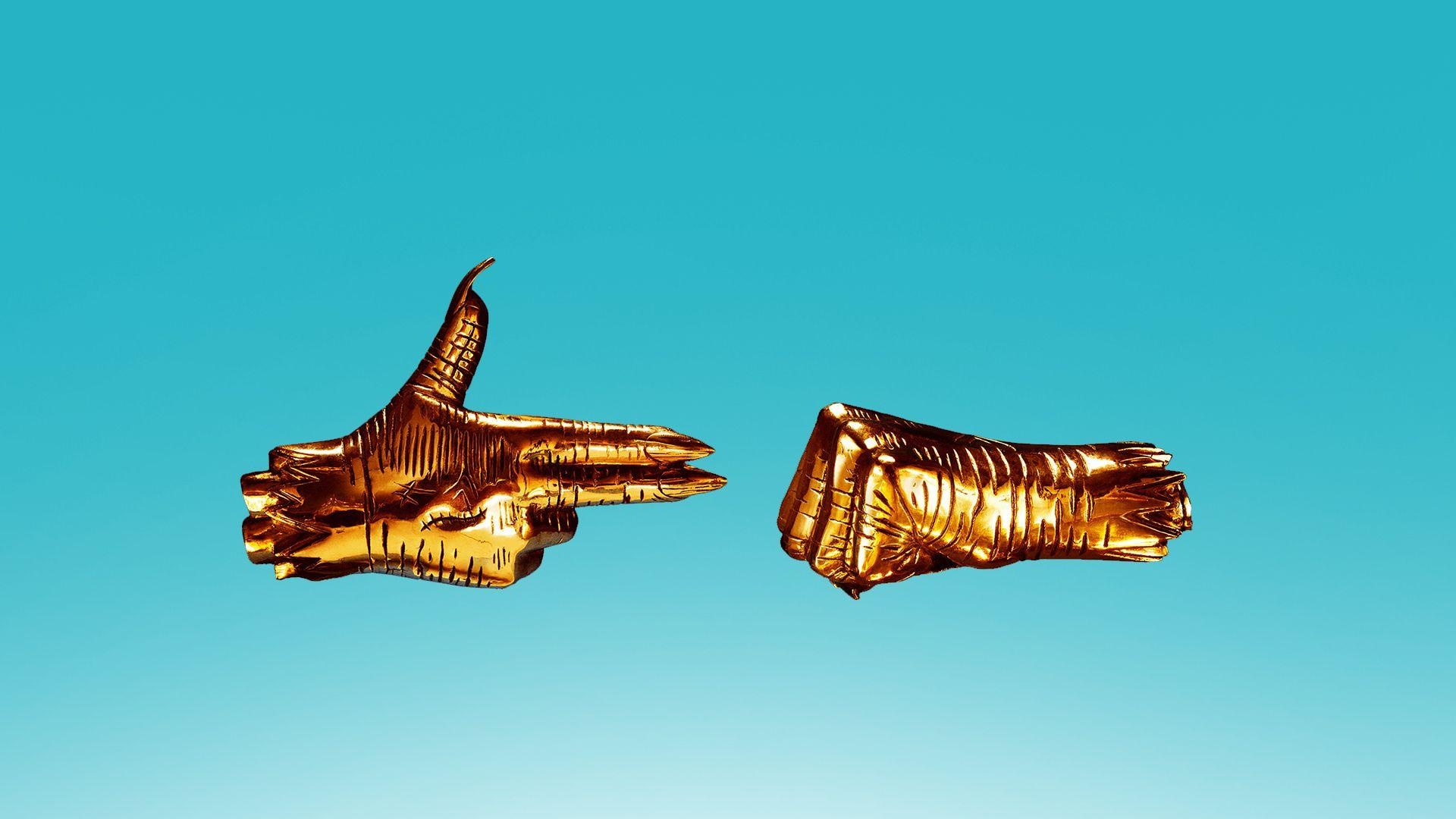 Run the Jewels, Farben, Verschiedene Designs, Musik, Kreativität, 1920x1080 Full HD Desktop