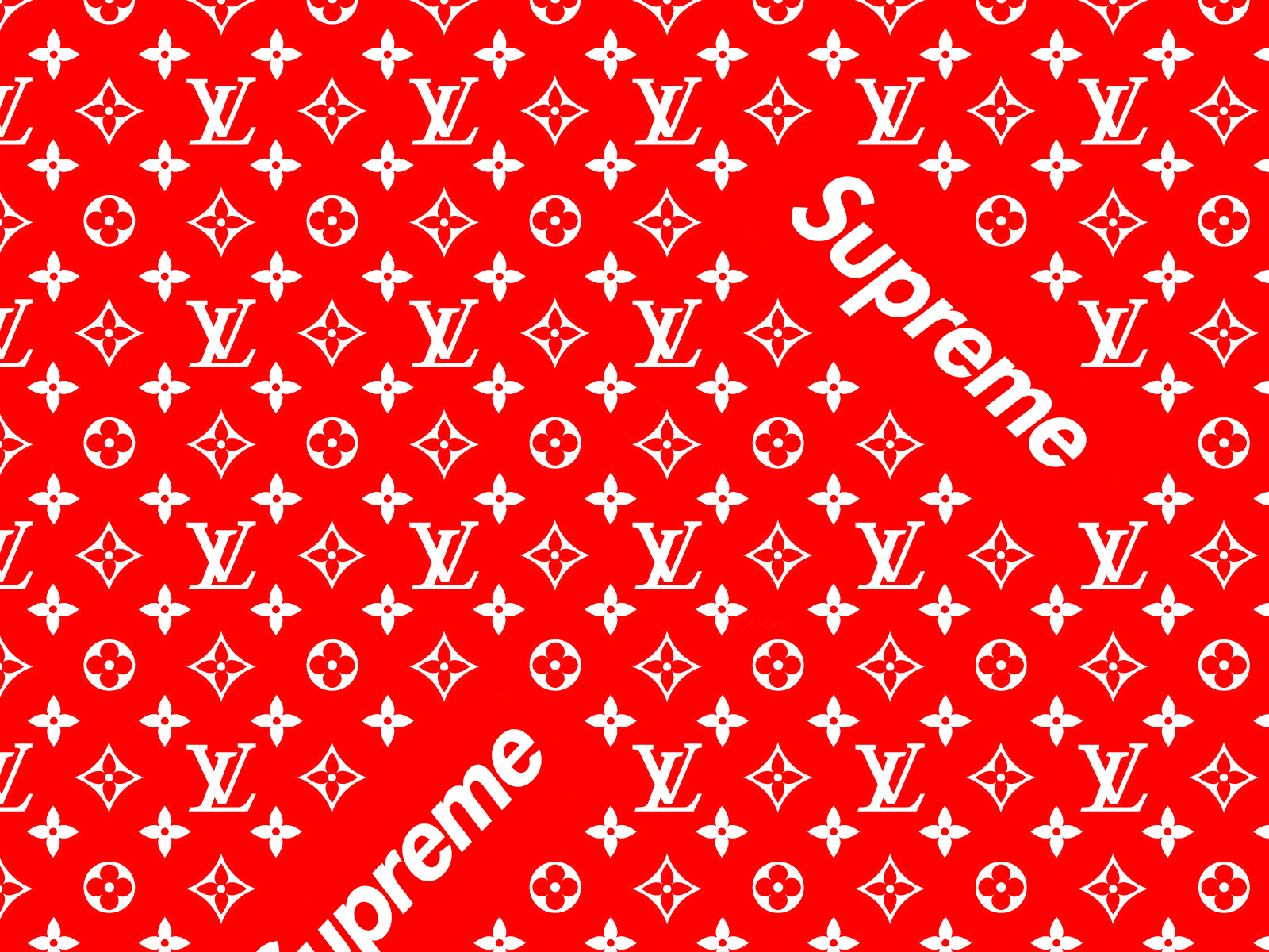 Supreme, Louis Vuitton, Hintergrund, exklusiv, Design, 1600x1200 HD Desktop