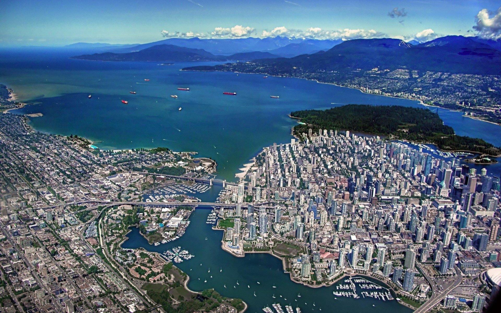 Vancouver, HD, Stadt, Hintergrund, Kanada, 1920x1200 HD Desktop