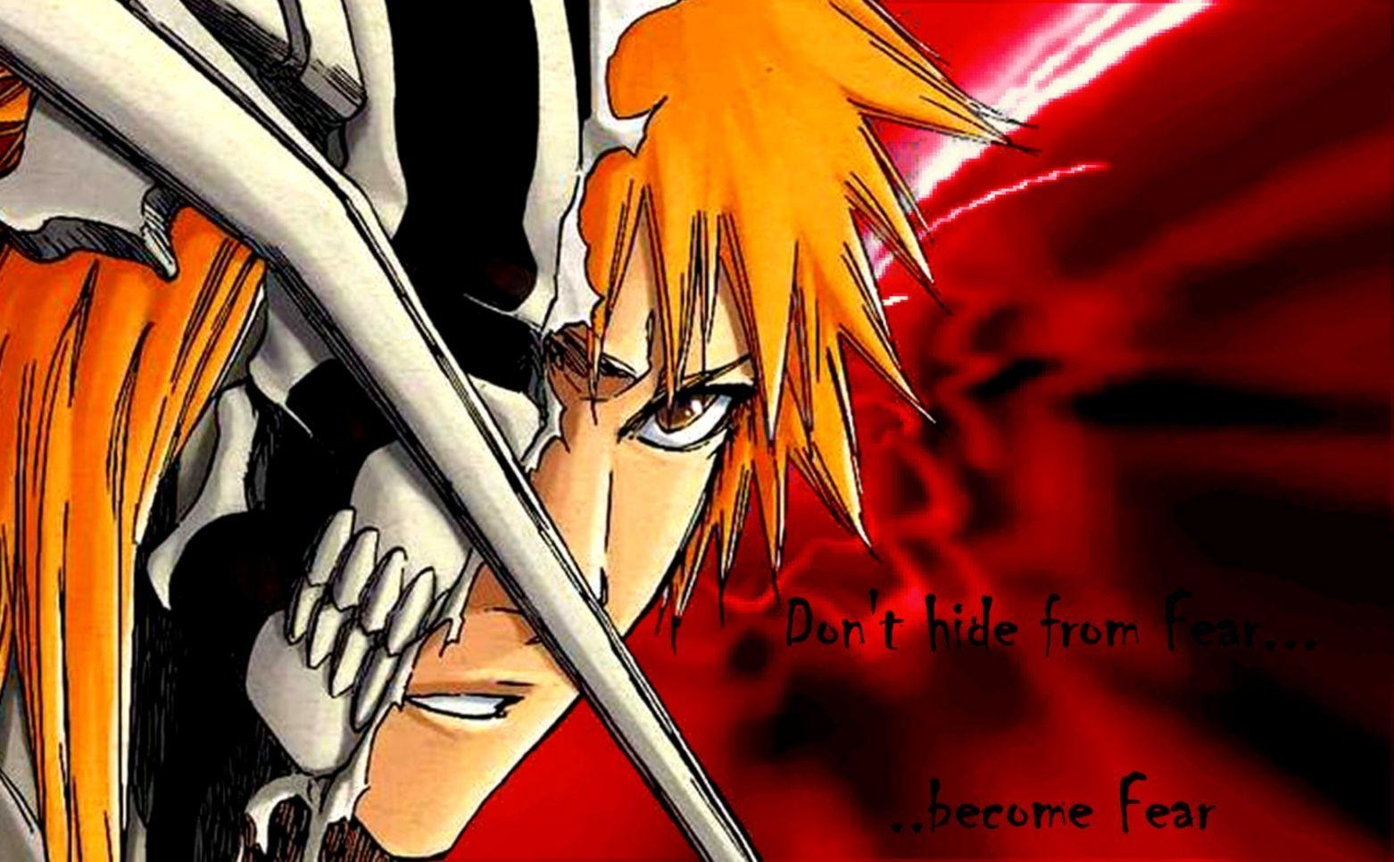 Ichigo Kurosaki, Hollow, Bleach, Anime, Maske, 1570x970 HD Desktop