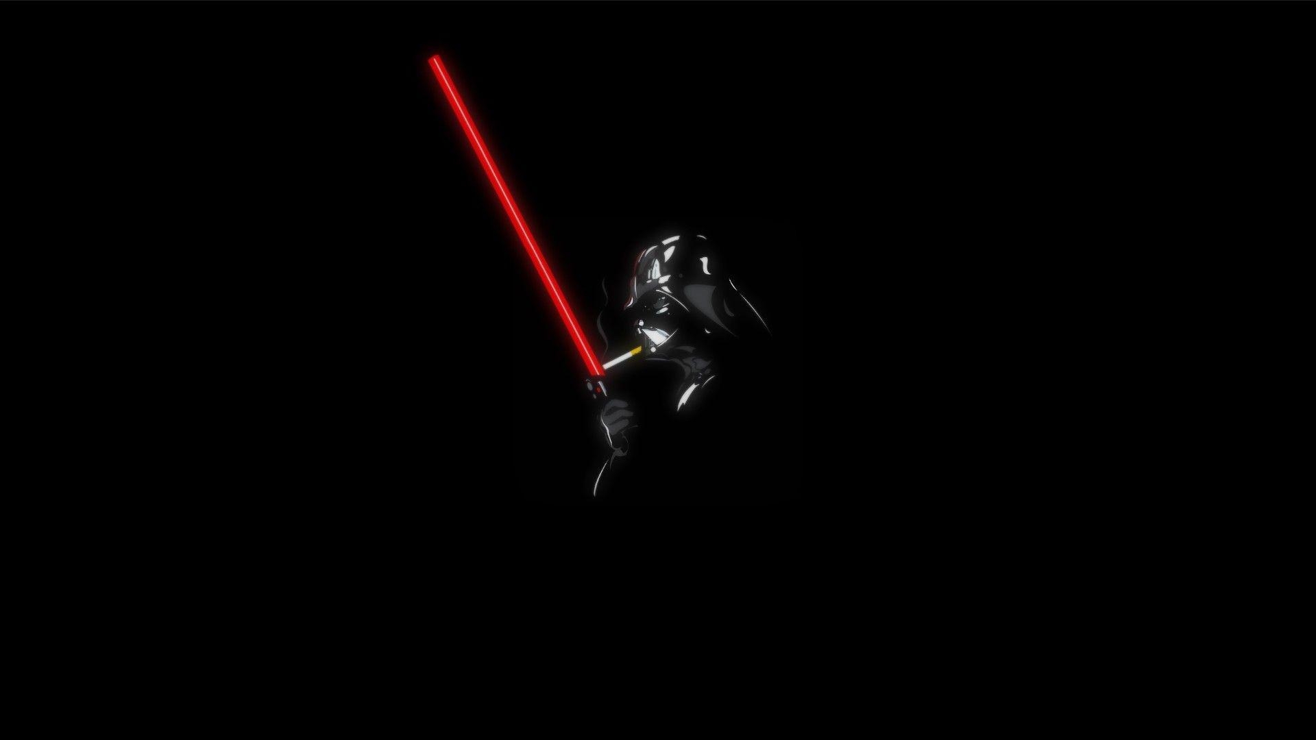 Darth Vader, Star Wars, Humor, Zigaretten, Lichtschwert, 1920x1080 Full HD Desktop