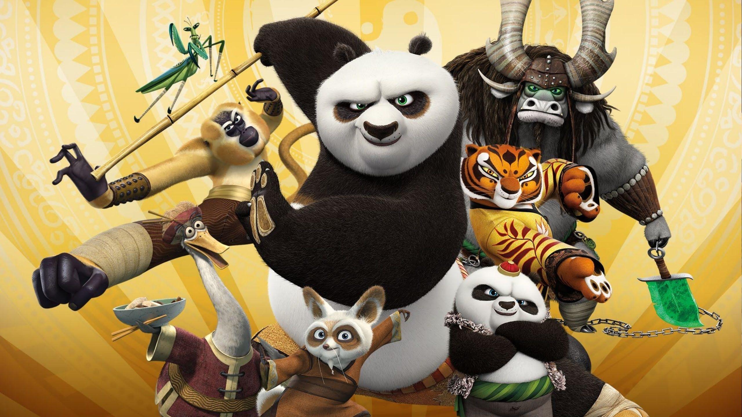 Kung Fu Panda, Galerie, Cartoon, HD, Animation, 2560x1440 HD Desktop