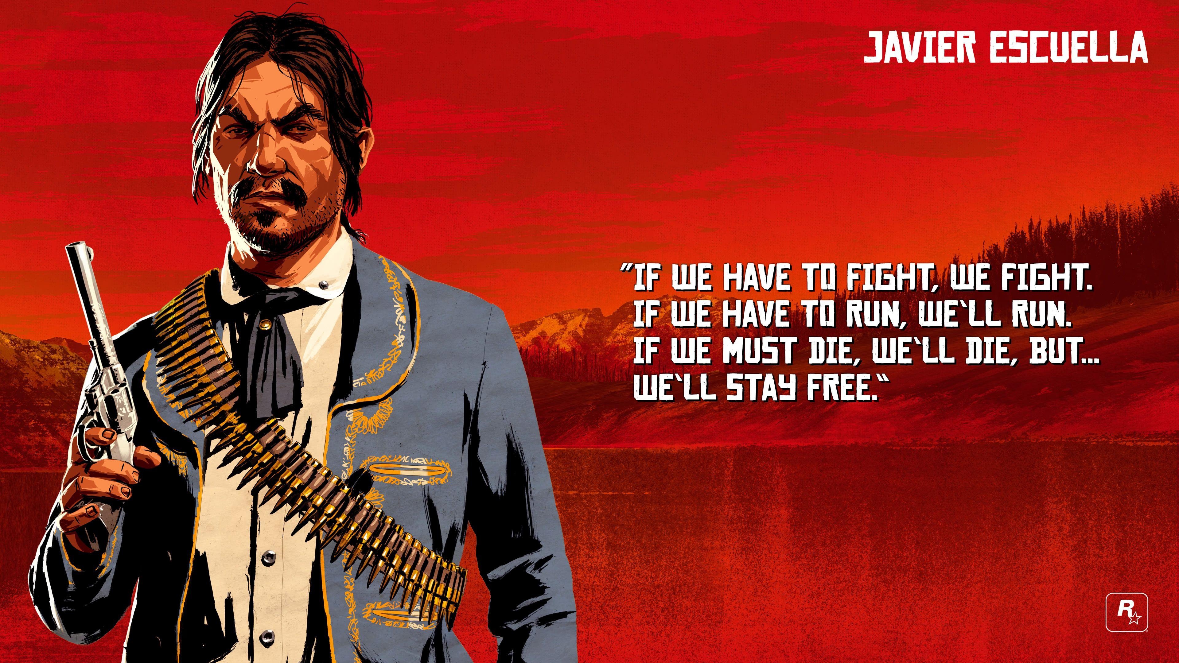 Red Dead Redemption, Javier Escuella, 4K, Wild West, Gaming, 3840x2160 4K Desktop