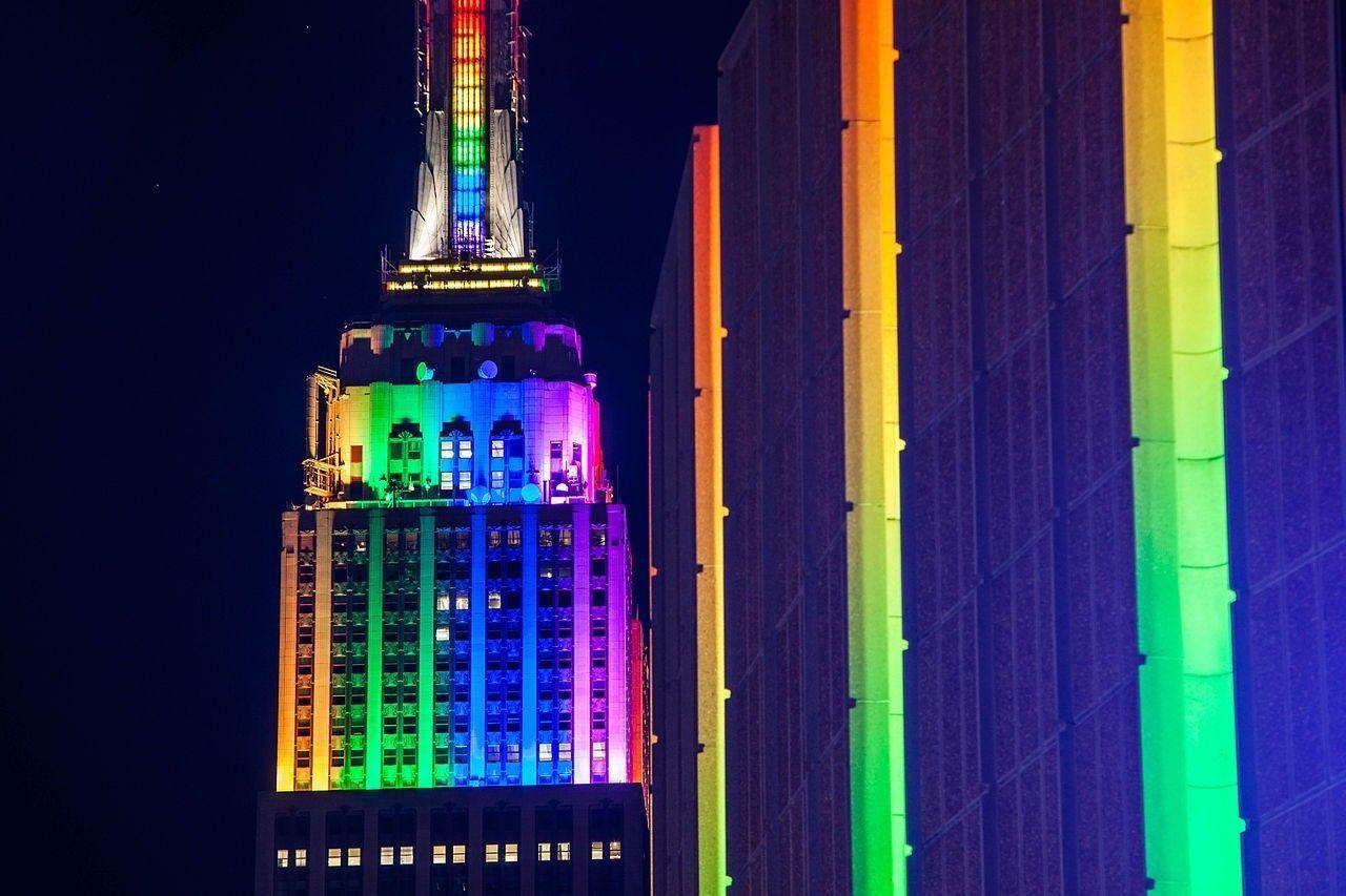 Madison Square Garden, Empire State Building, New York, Sehenswürdigkeiten, Skyline, 1280x860 HD Desktop