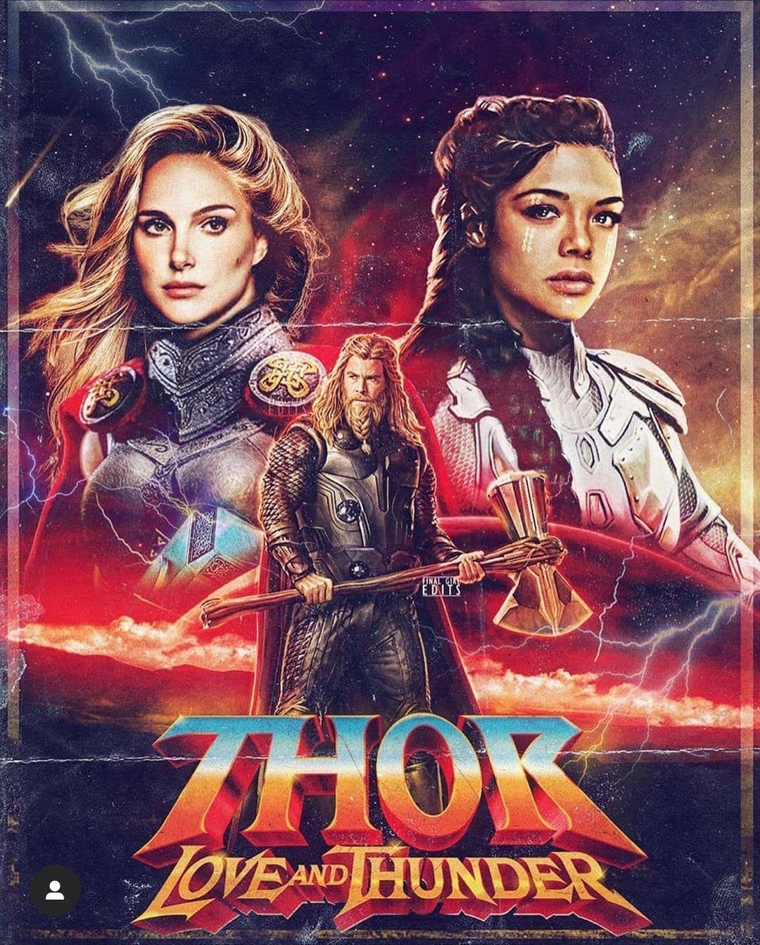 Thor Love and Thunder, Filmposter, Kunst, Bewertung, Fan, 1080x1350 HD Handy