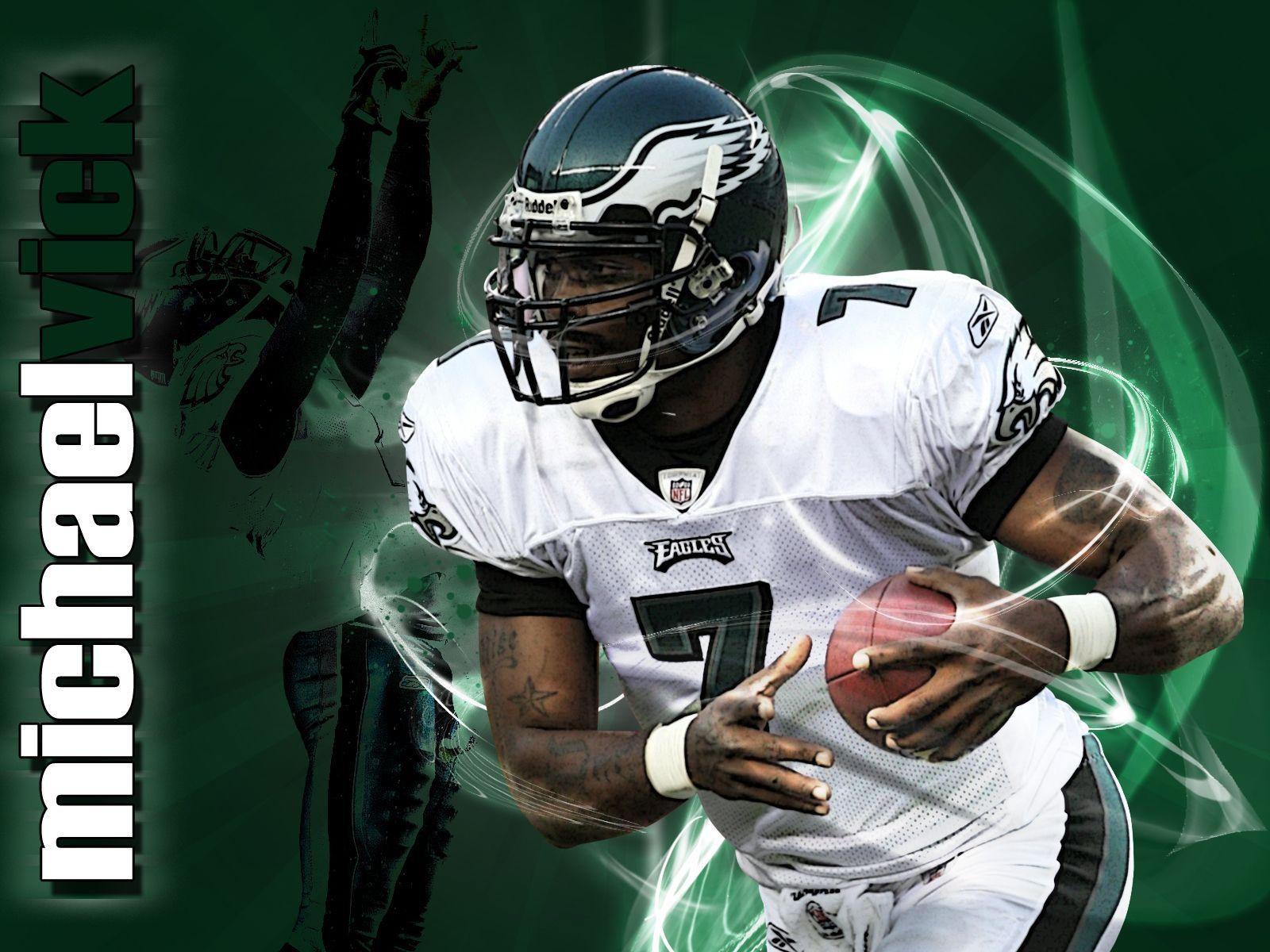 Michael Vick, Hintergrundbild, Footballstar, NFL, Sport, 1600x1200 HD Desktop