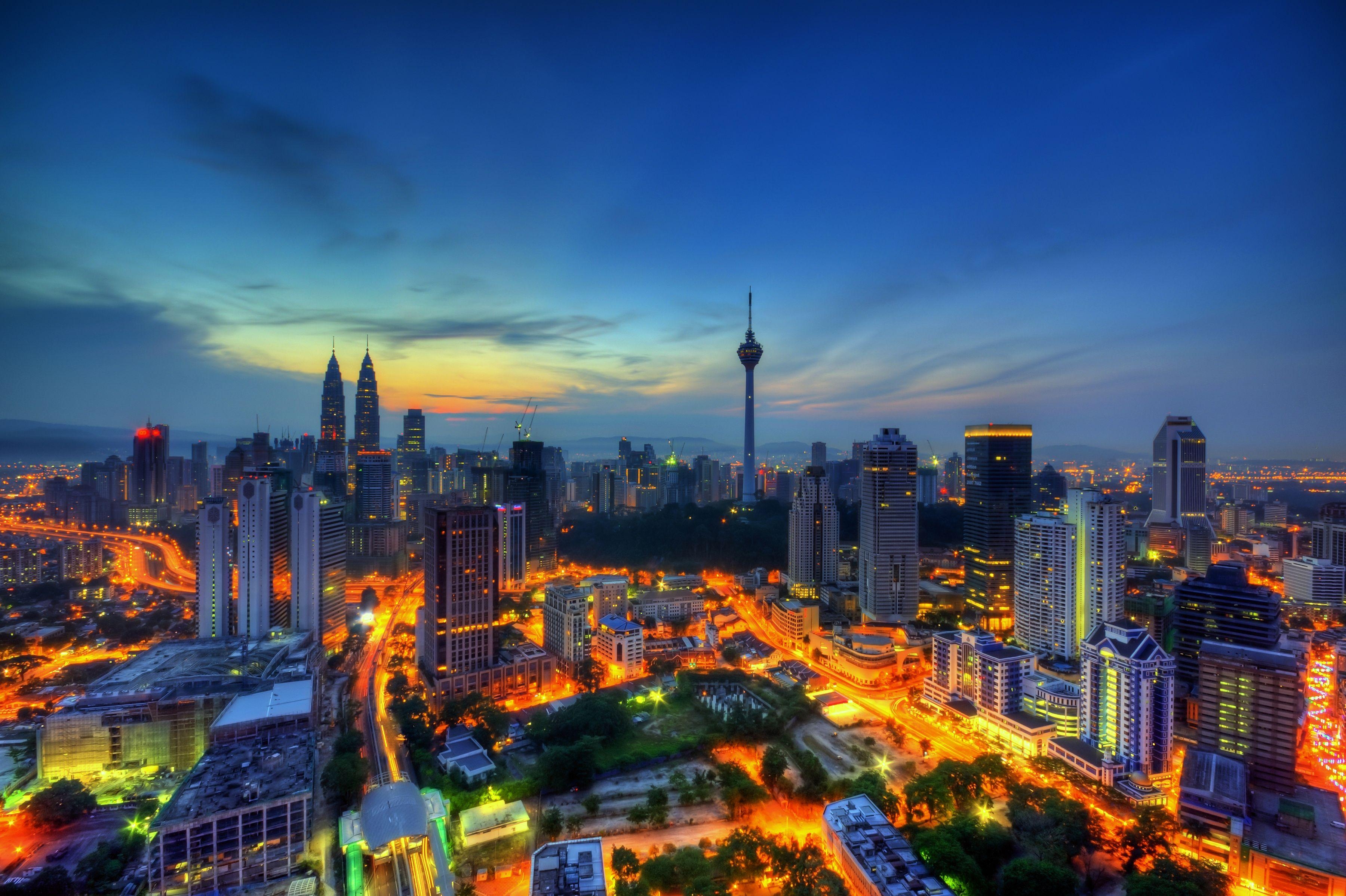 Kuala Lumpur, Malaysia, Skyline, Stadtansicht, Reisen, 3600x2400 4K Desktop