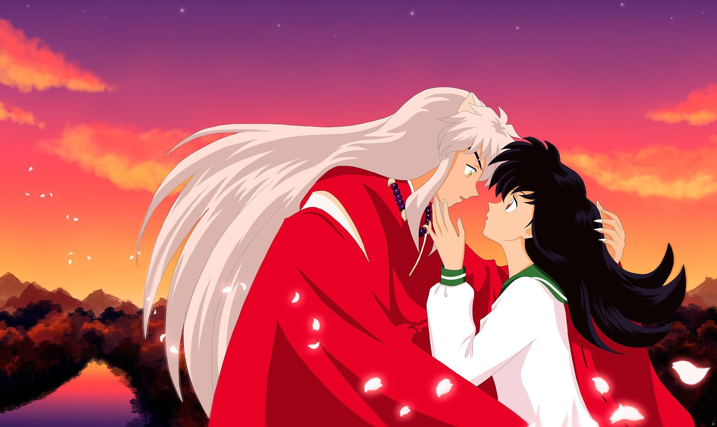 Kagome, Anime, Inuyasha, Kunst, Design, 2360x1410 HD Desktop