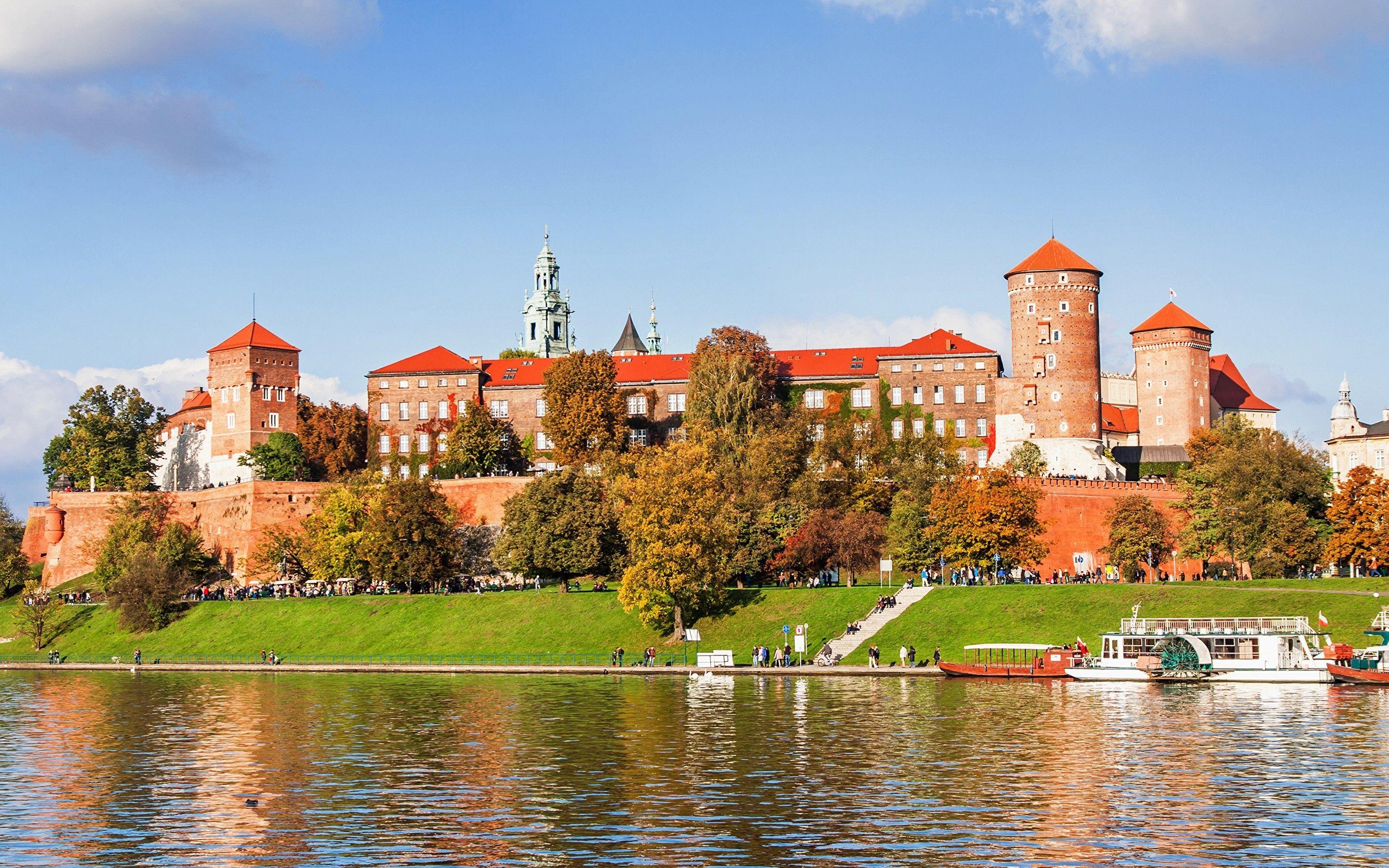 Wawel Schloss, Krakau, Polen, HD, Hintergrund, 2880x1800 HD Desktop