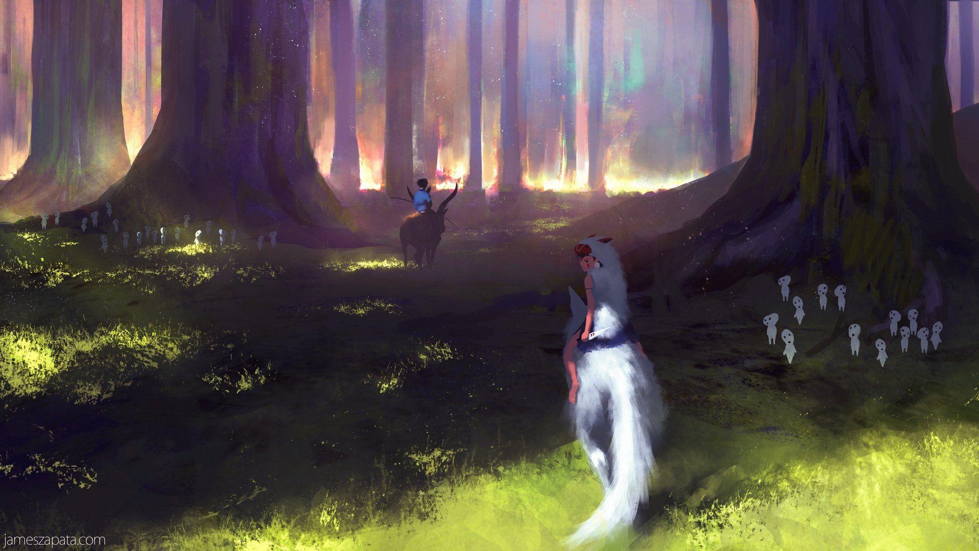 Prinzessin Mononoke, Anime, HD, Hintergrundbild, Bild, 1920x1080 Full HD Desktop