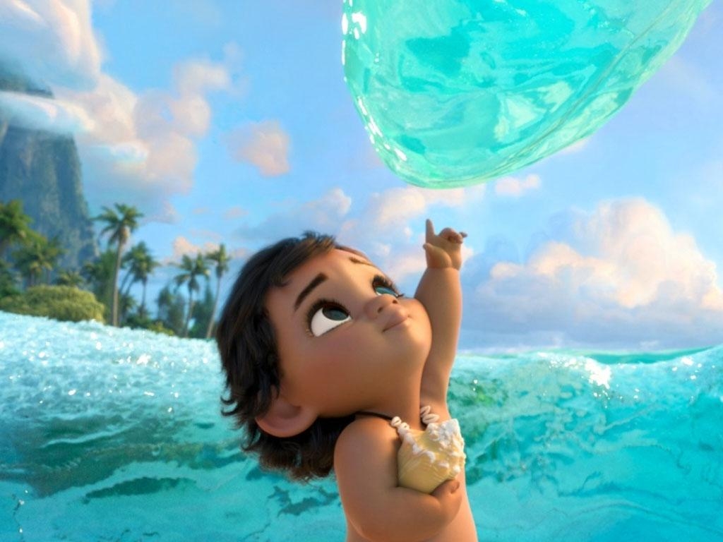 Moana HD, 7 x 768, Disney, Abenteuerfilm, Animationskunst, 1030x770 HD Desktop