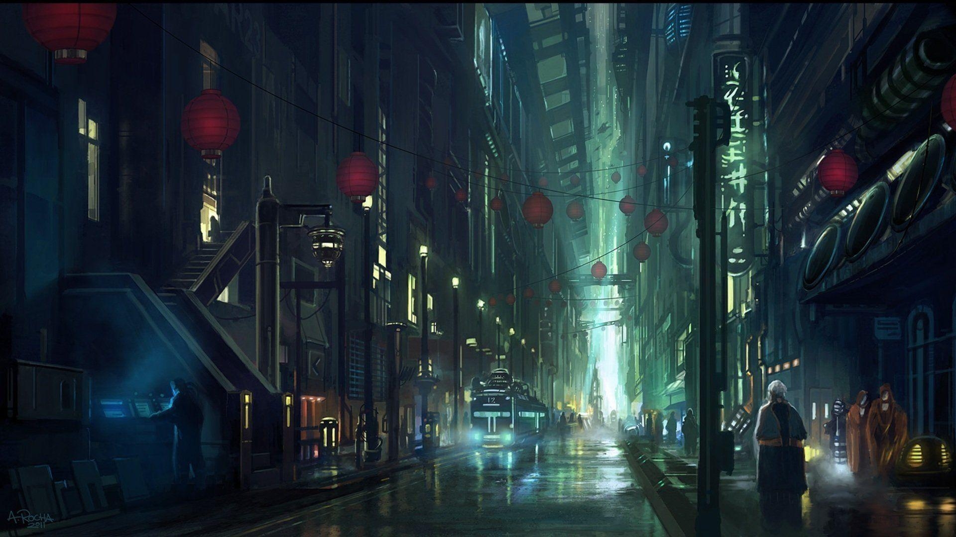 Blade Runner, episches Auto, Film, Cyberpunk, 1982, 1920x1080 Full HD Desktop