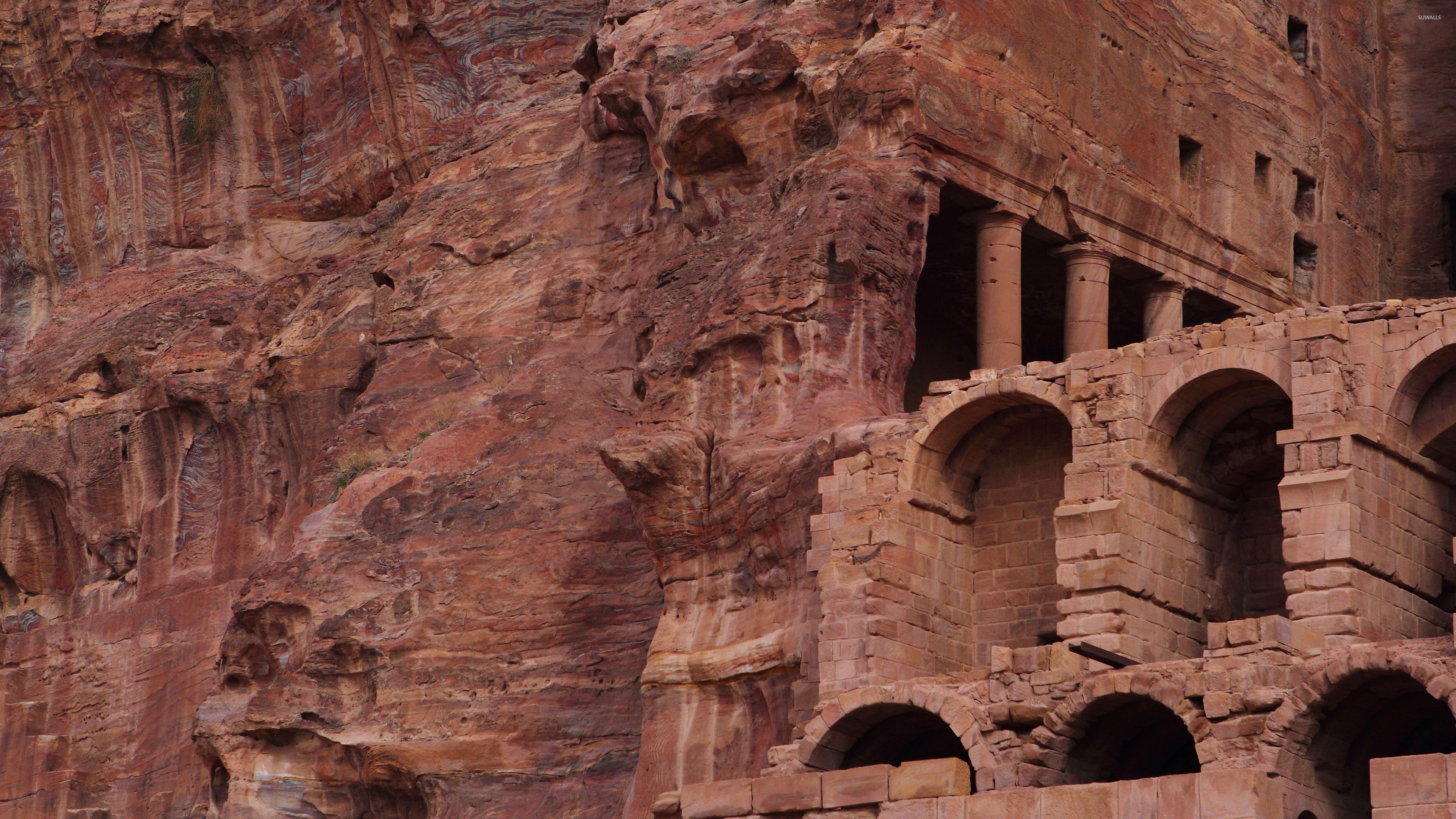 Petra Jordanien, Felsenstadt, Reiseziele, Geschichte, Tourismus, 3840x2160 4K Desktop