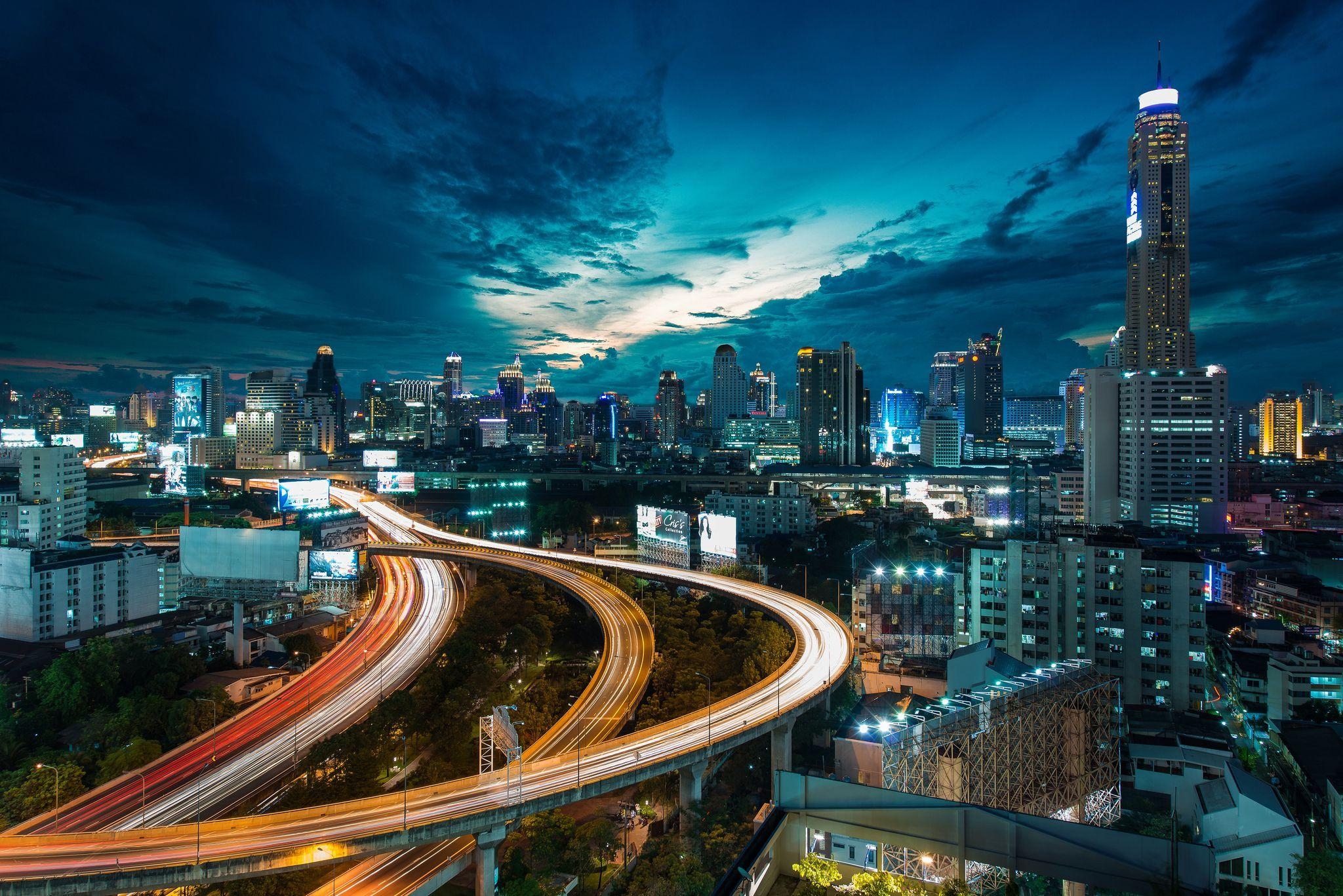 Bangkok, HD, Hintergrund, Thailand, Stadtbild, 2050x1370 HD Desktop