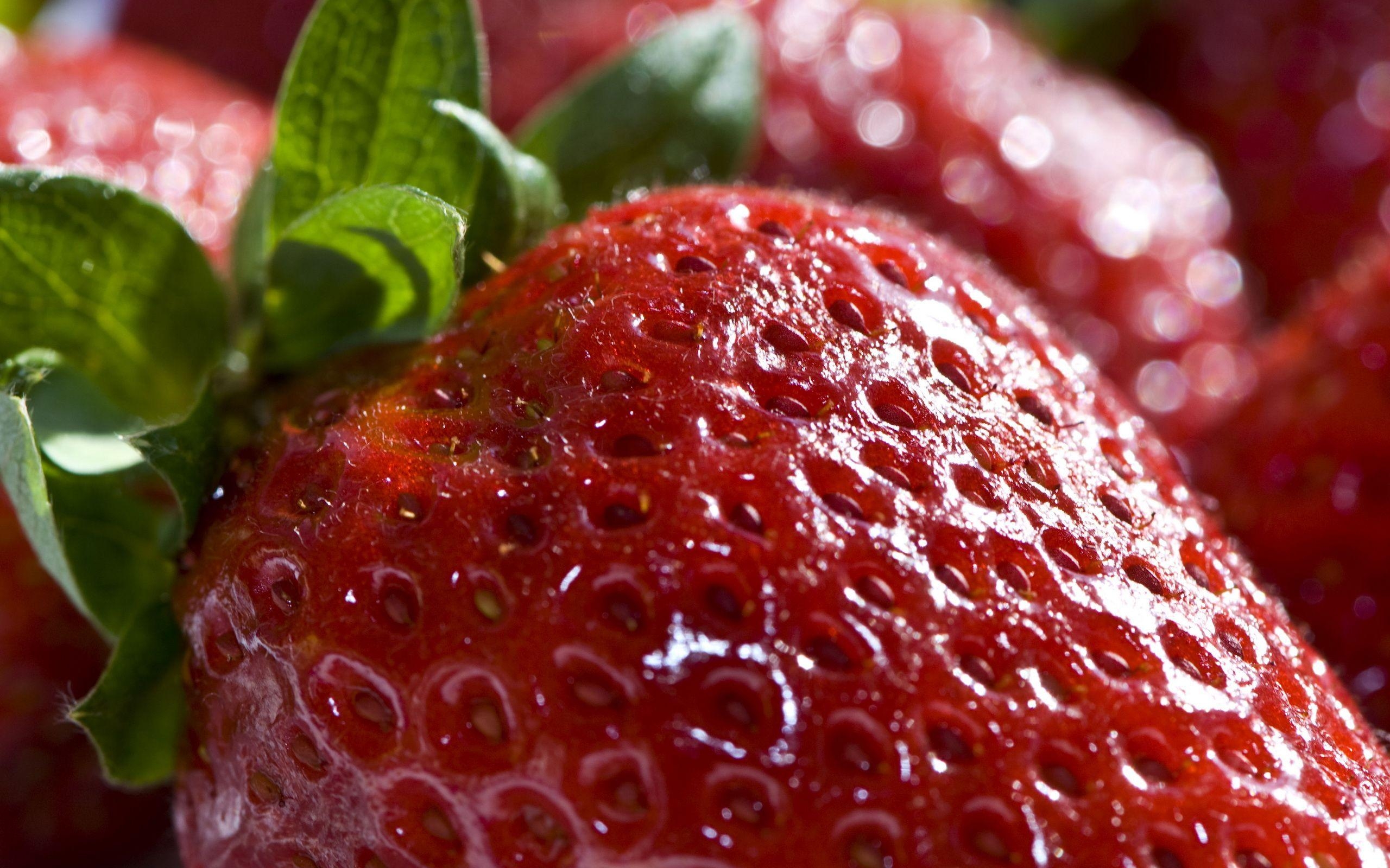 Erdbeere, Bild, Essen, Wandbild, Obst, 2560x1600 HD Desktop