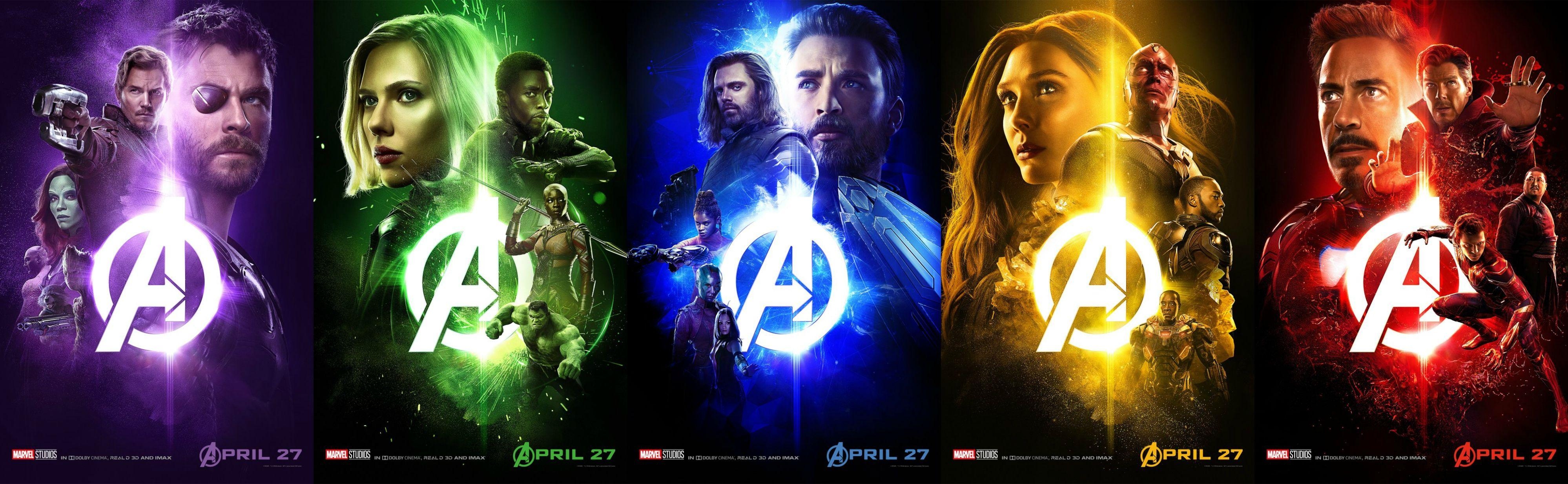 MCU, Infinity War, Marvel, Wallpaper, Film, 4000x1240 Dual Screen Desktop