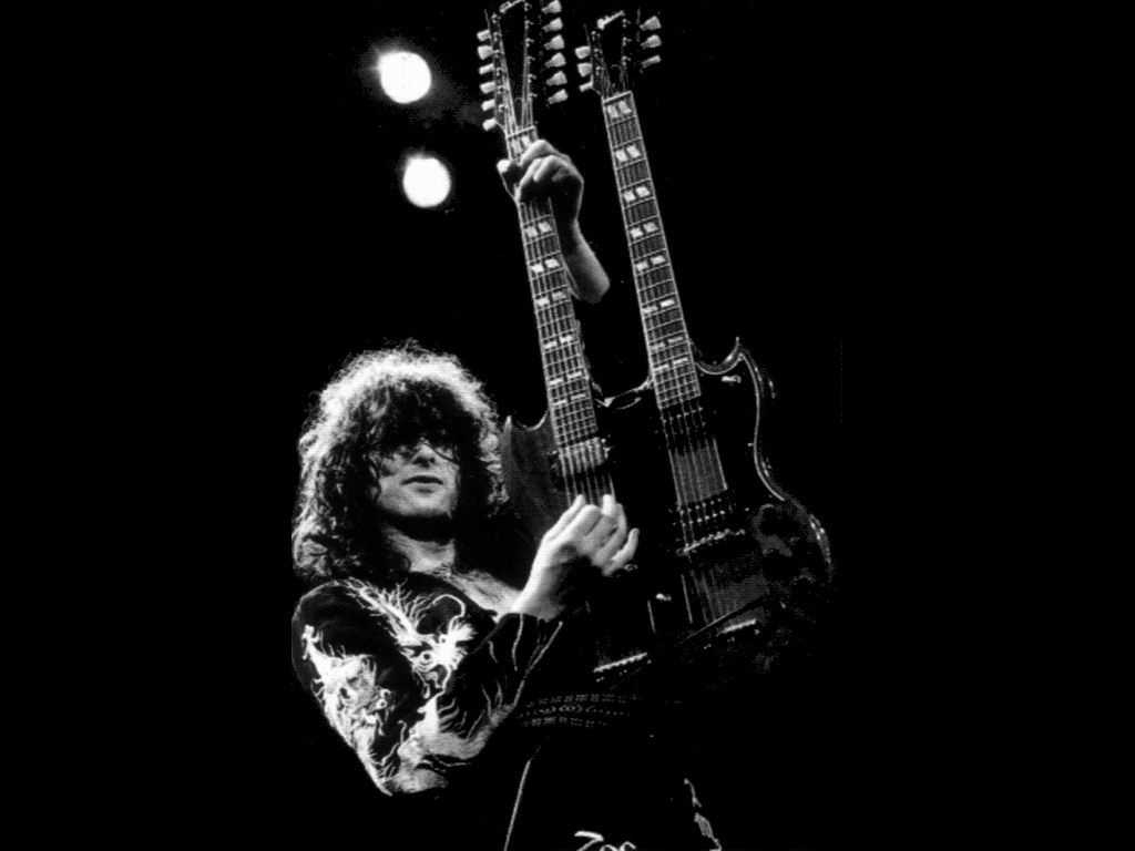 Jimmy Page, Led Zeppelin, Hintergrund, Musik, Gitarre, 1030x770 HD Desktop