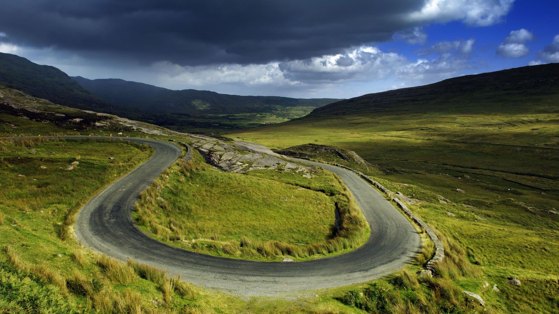 Irland, Straßen, Reisen, Schönheit, Bild, 1920x1080 Full HD Desktop