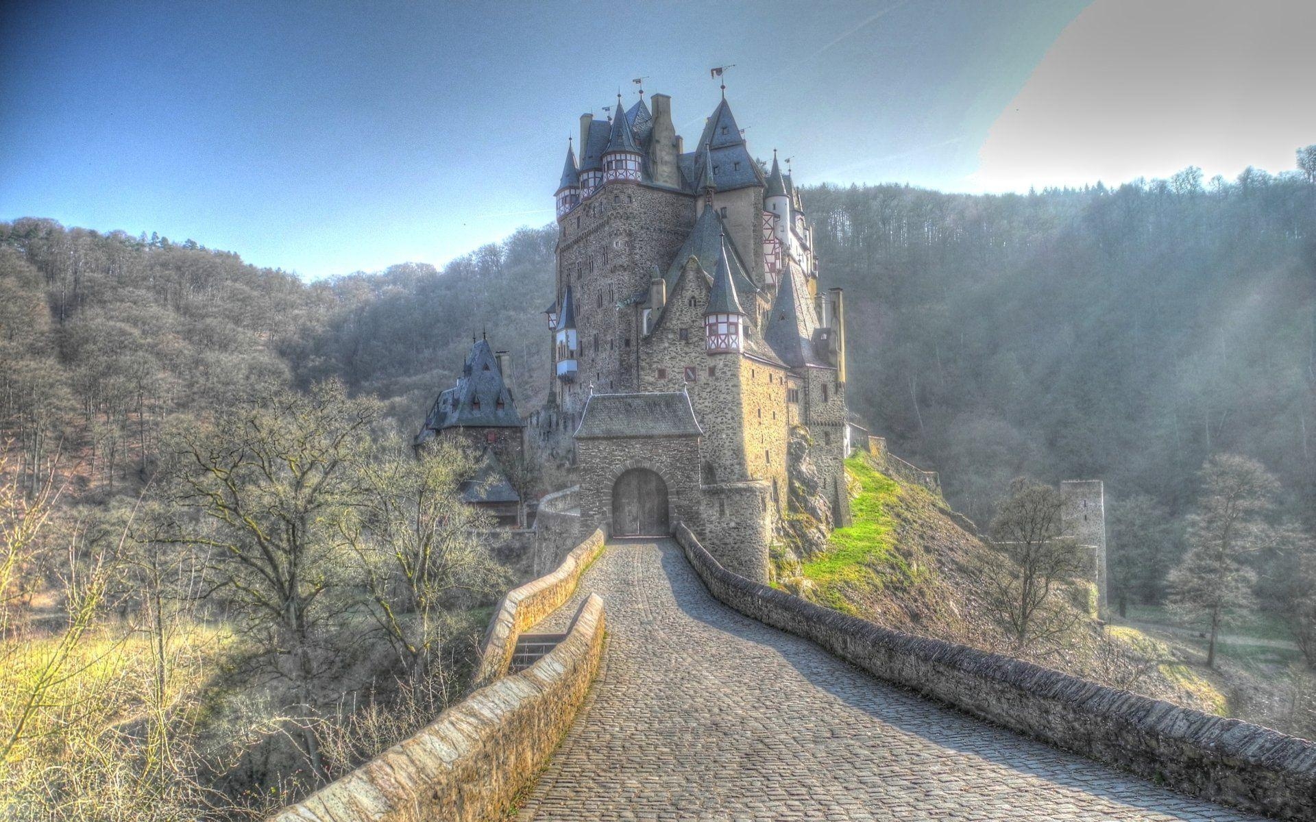 Burg Eltz, Märchenburg, Deutschland, Mittelalter, Landschaft, 1920x1200 HD Desktop