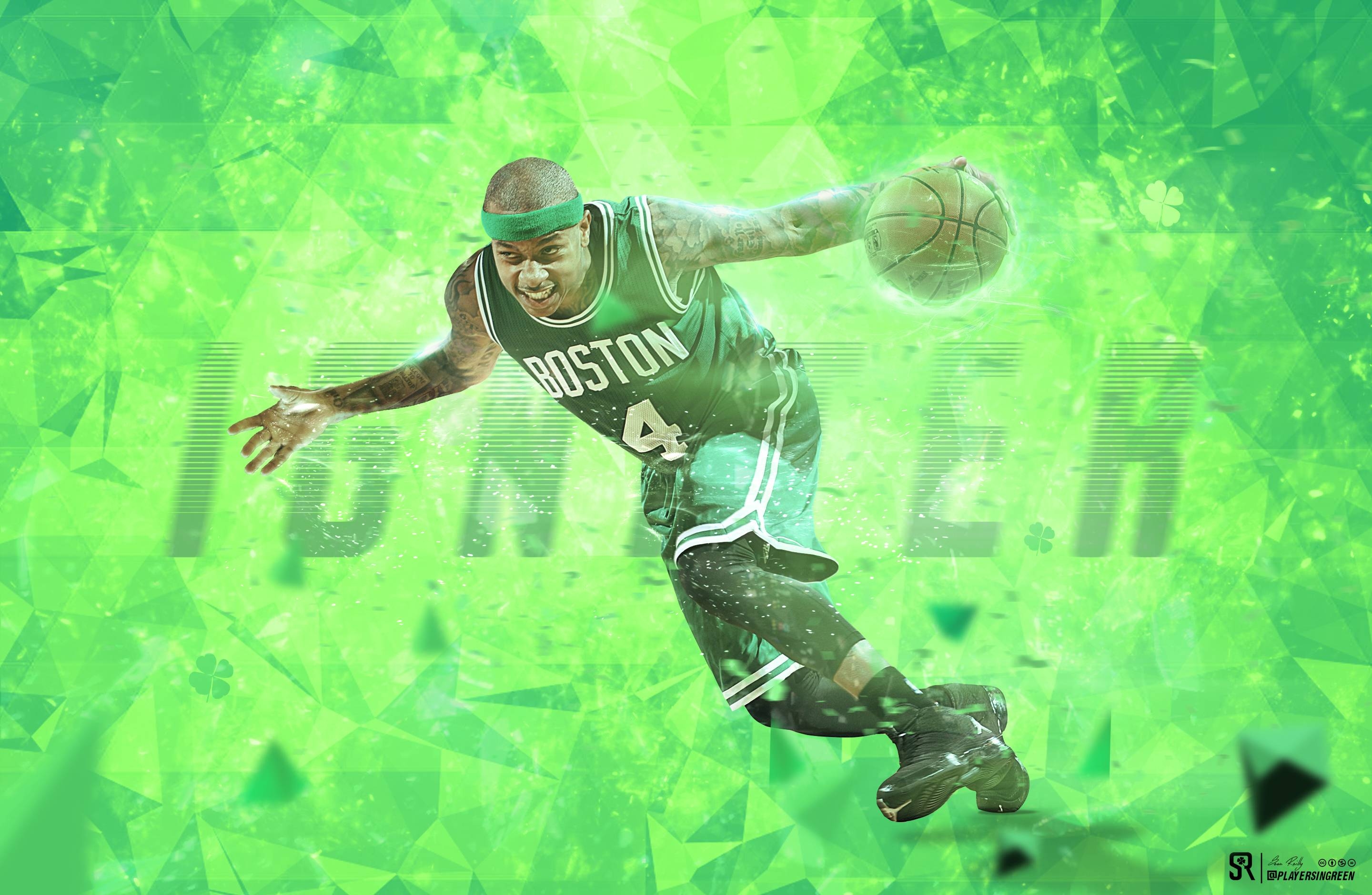 Boston Celtics, Isaiah Thomas, Hintergrund, NBA, Basketball, 2880x1880 HD Desktop