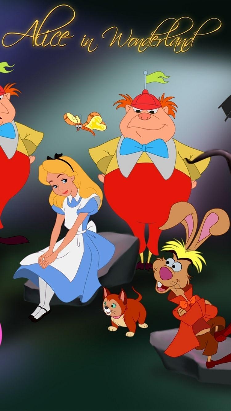 Alice im Wunderland, Film 1951, Disney, Fantasie, Abenteuer, 750x1340 HD Handy