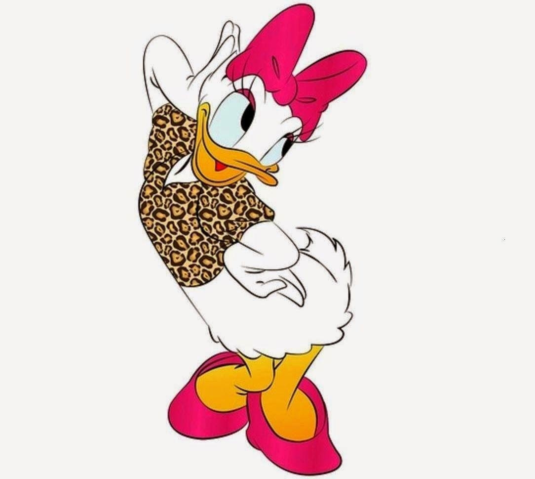 Daisy Duck, Cartoon, Charakter, Bild, Hintergrund, 1090x970 HD Desktop