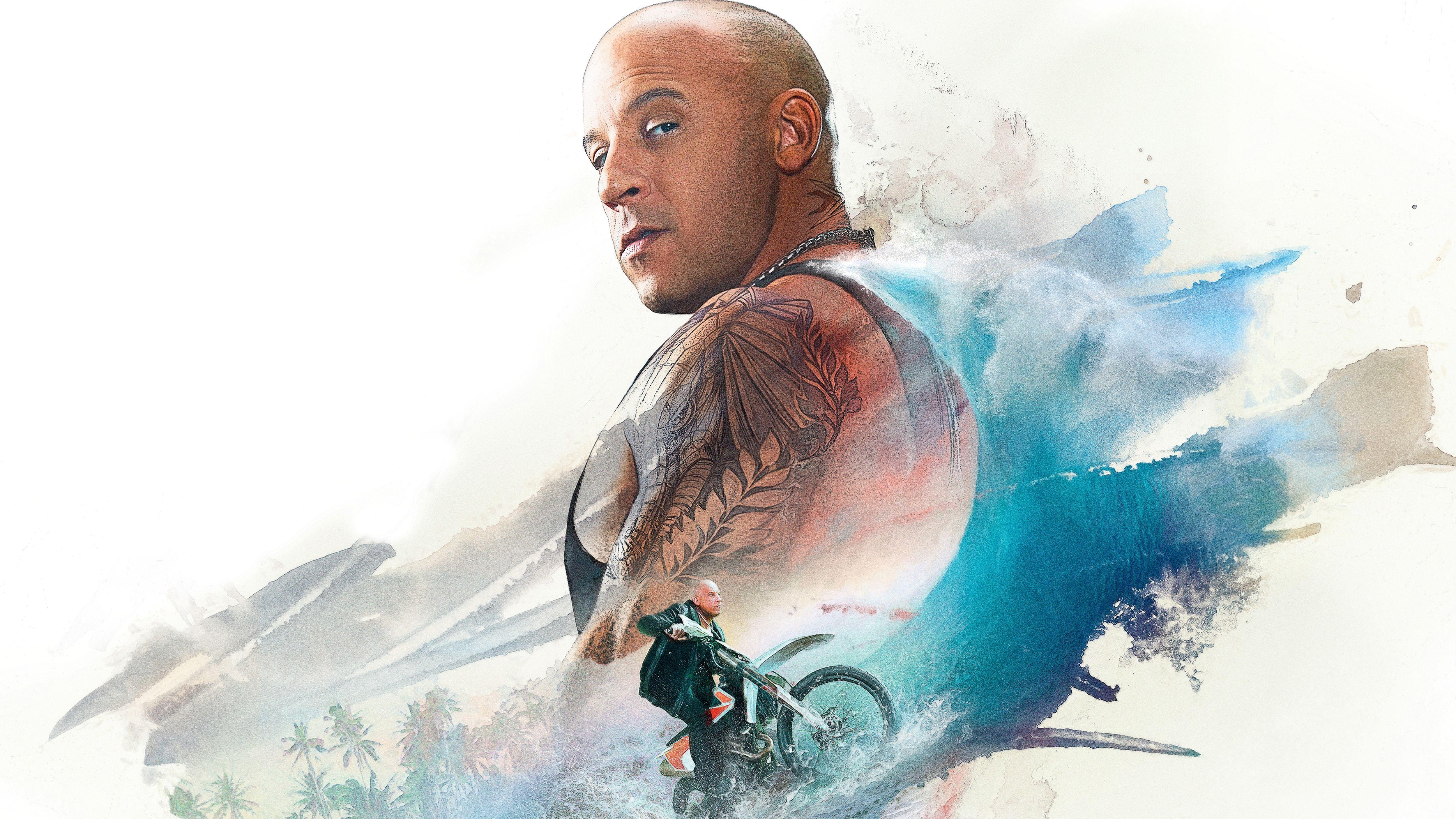 Vin Diesel, XXX: Return of Xander Cage, 4K, Film, Action, 5000x2820 4K Desktop