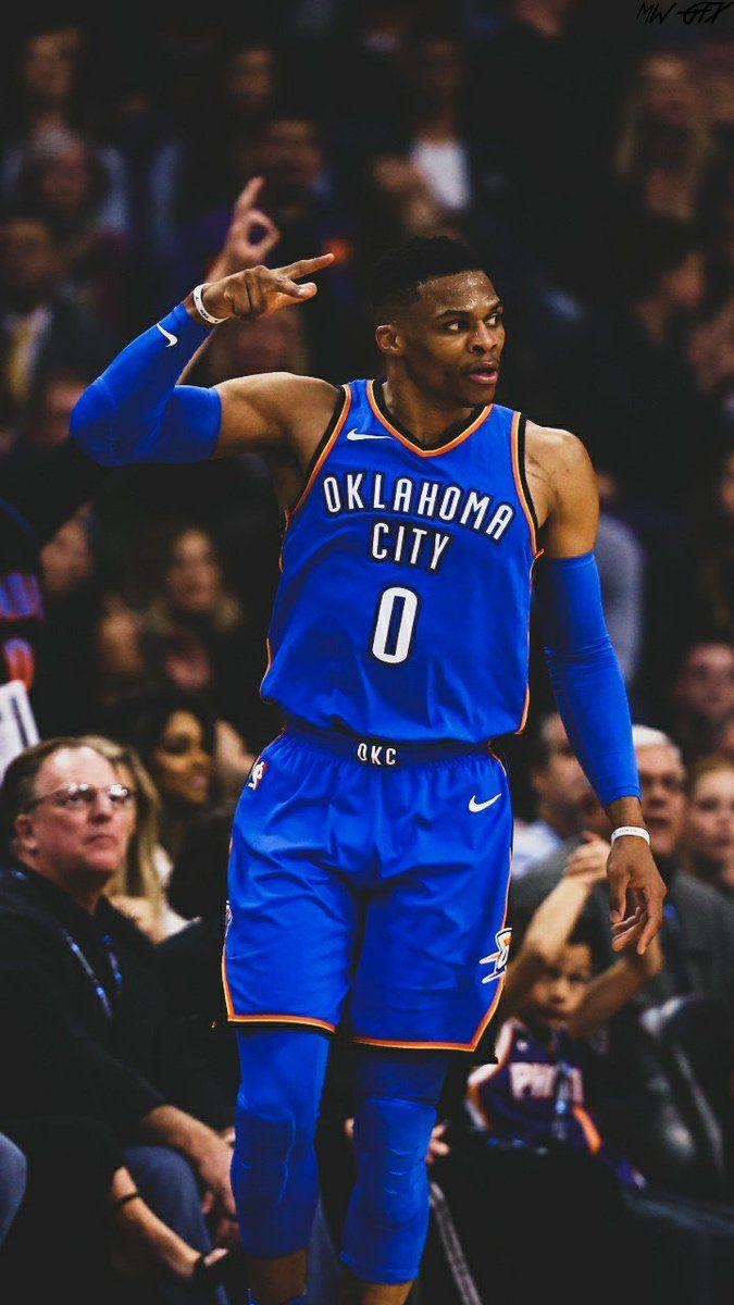 Paul George, Westbrook, GFX, Hintergrundbild, Basketball, 680x1200 HD Handy