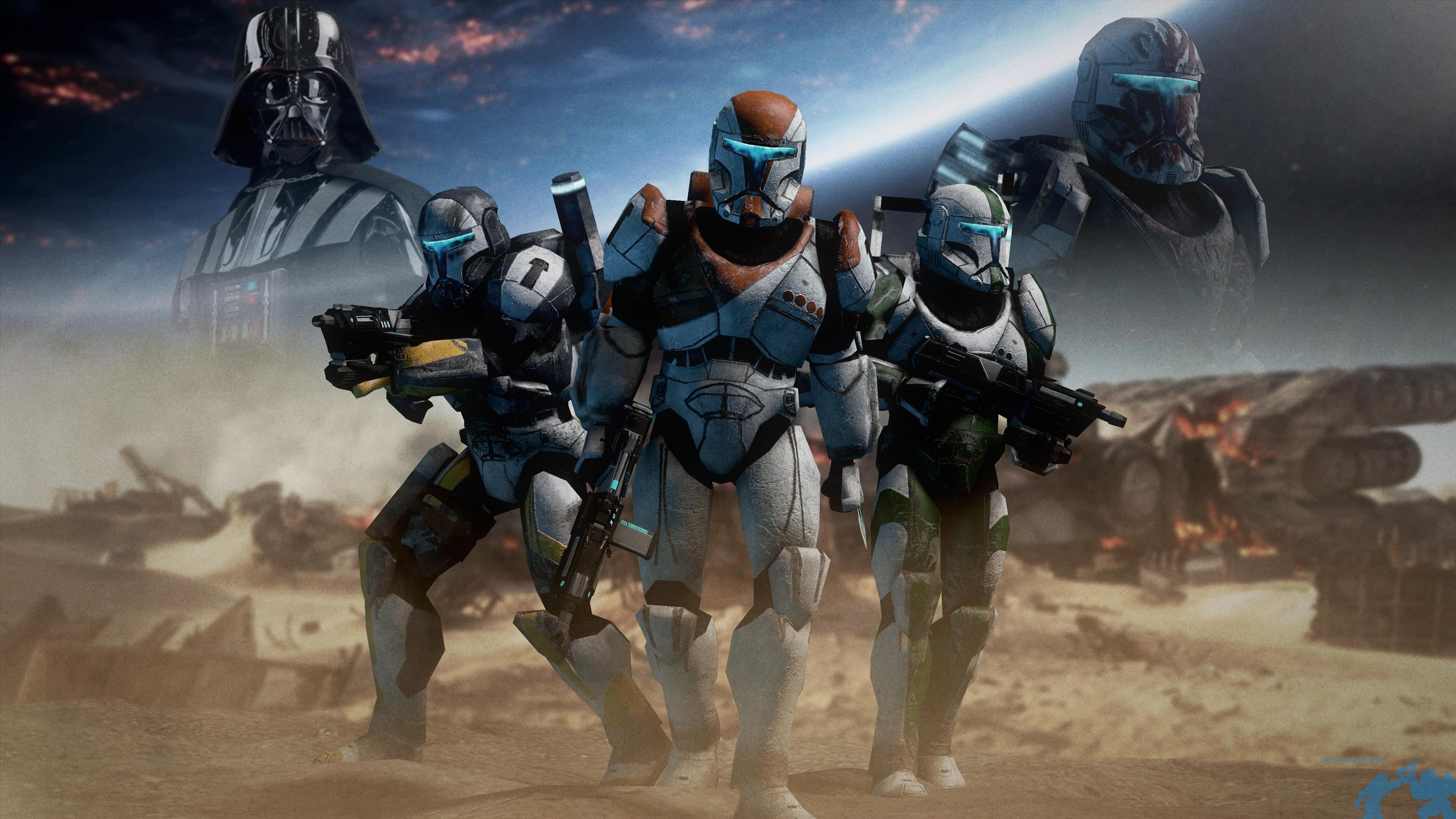 Republic Commando, Star Wars, Szenario, Hypothetisch, Hintergrund, 3840x2160 4K Desktop