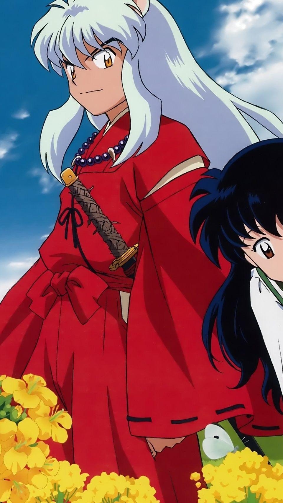 Inuyasha, Kagome, Natur, iPhone, Anime, 960x1710 HD Handy