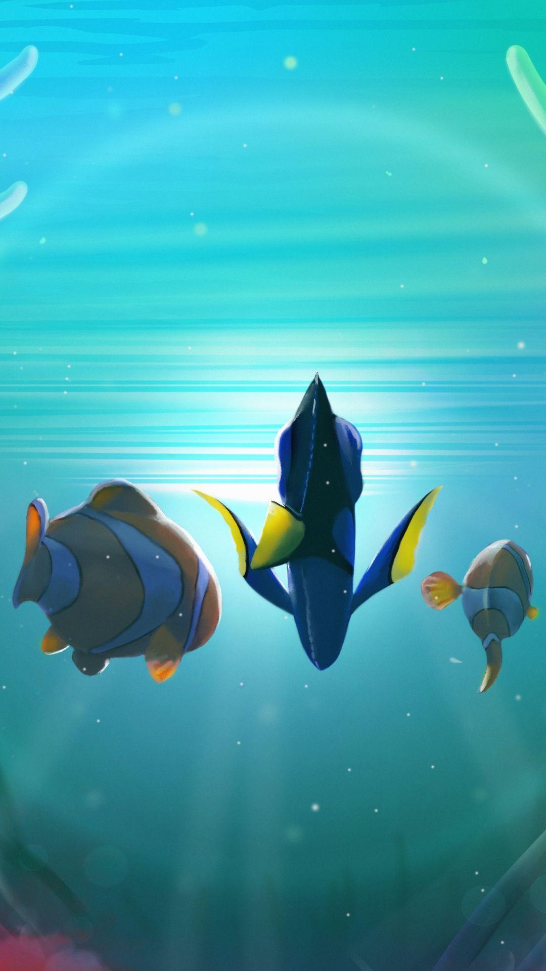 Findet Dorie, Zeichentrickfilm, HD Bild, Animation, 1080x1920 Full HD Handy