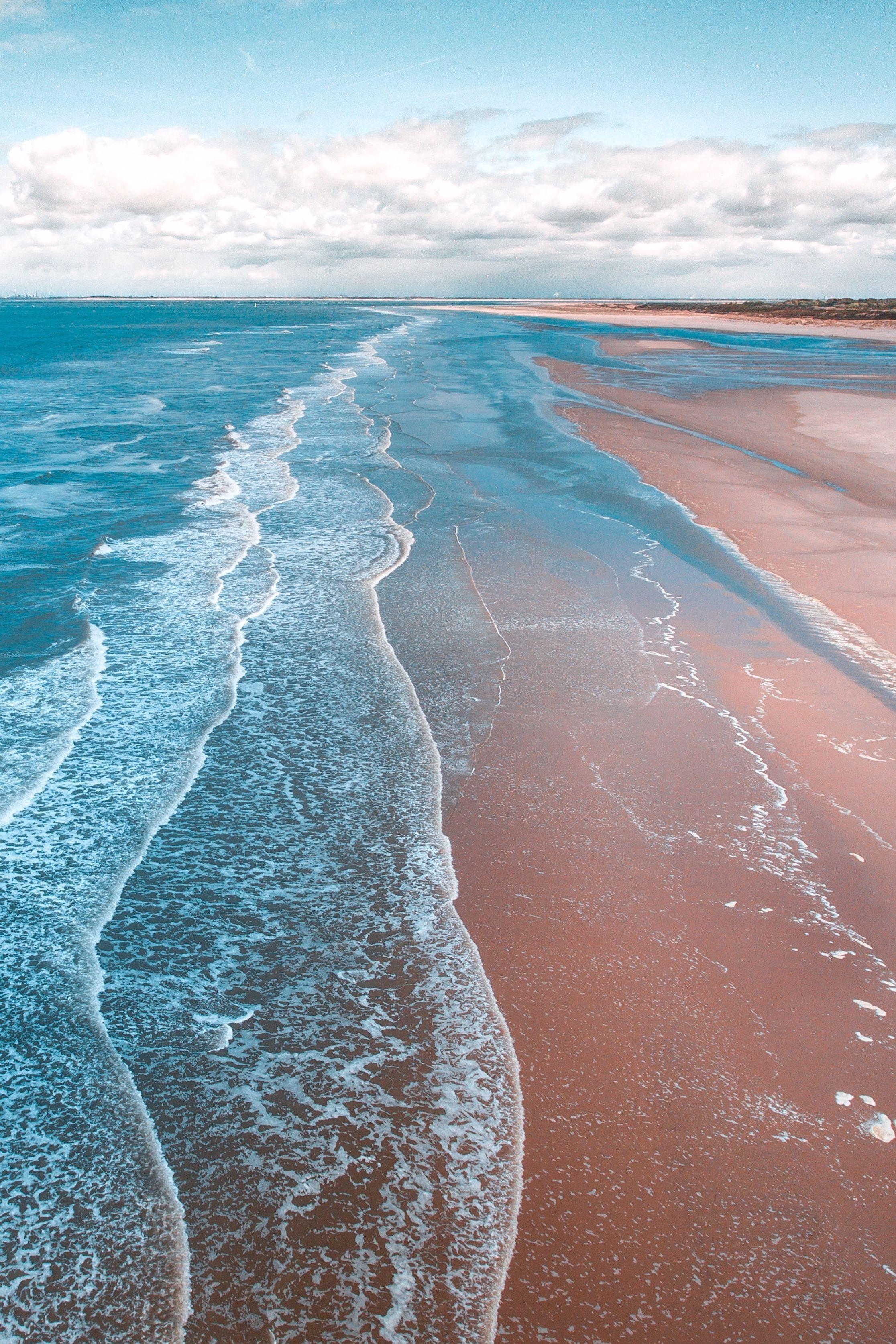 Long Beach, Longshore, Ozean, Meerblicke, Inspiration, 2240x3350 HD Handy