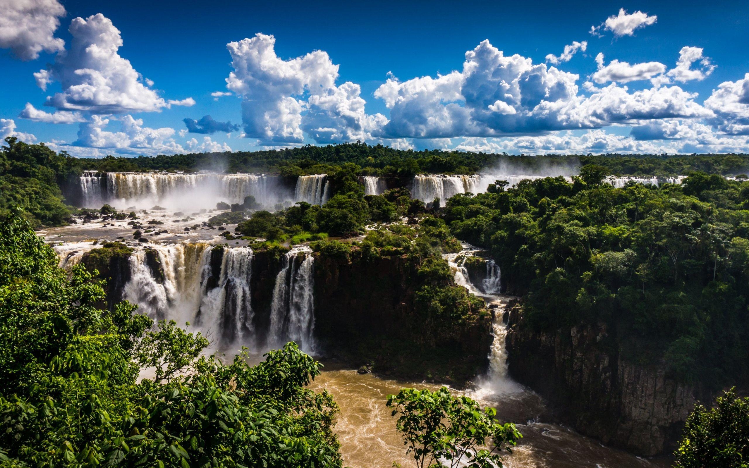 Iguazú-Wasserfälle, Brasilianische, Seite, Südamerika, Besuch, 2560x1600 HD Desktop