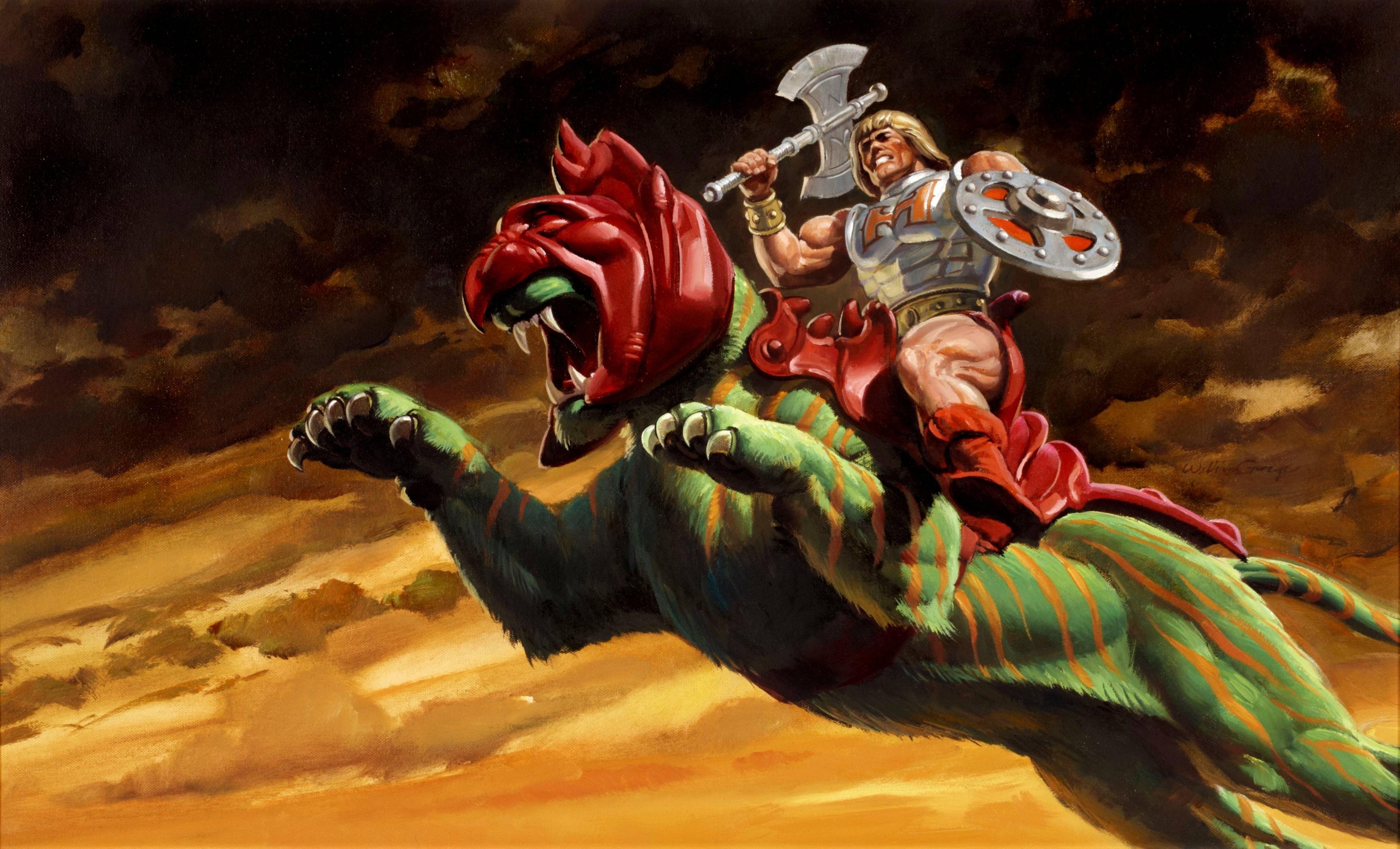 He-Man, Comics, Masters of the Universe, Eternia, Held, 3320x2010 HD Desktop