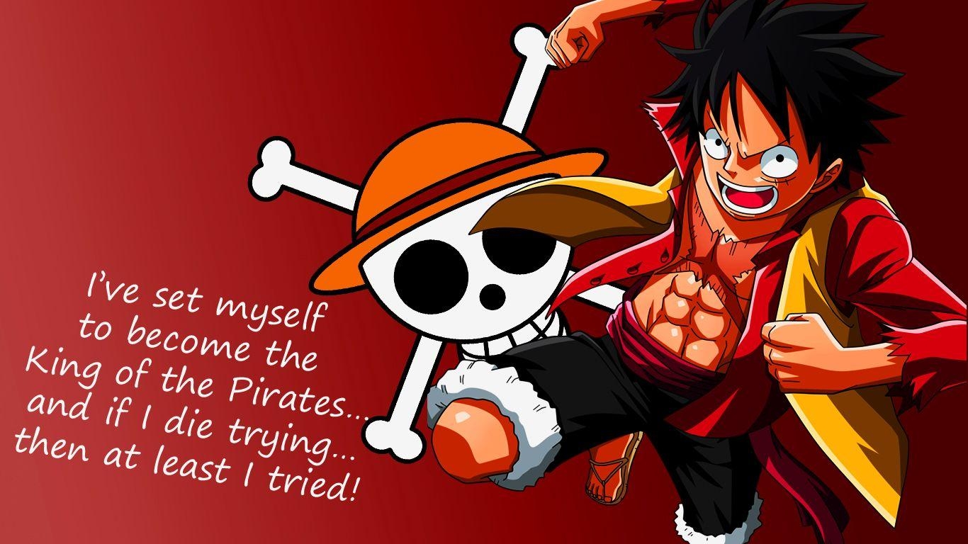 Monkey D. Luffy, Anime, Piratenkönig, Wallpaper, One Piece, 1370x770 HD Desktop