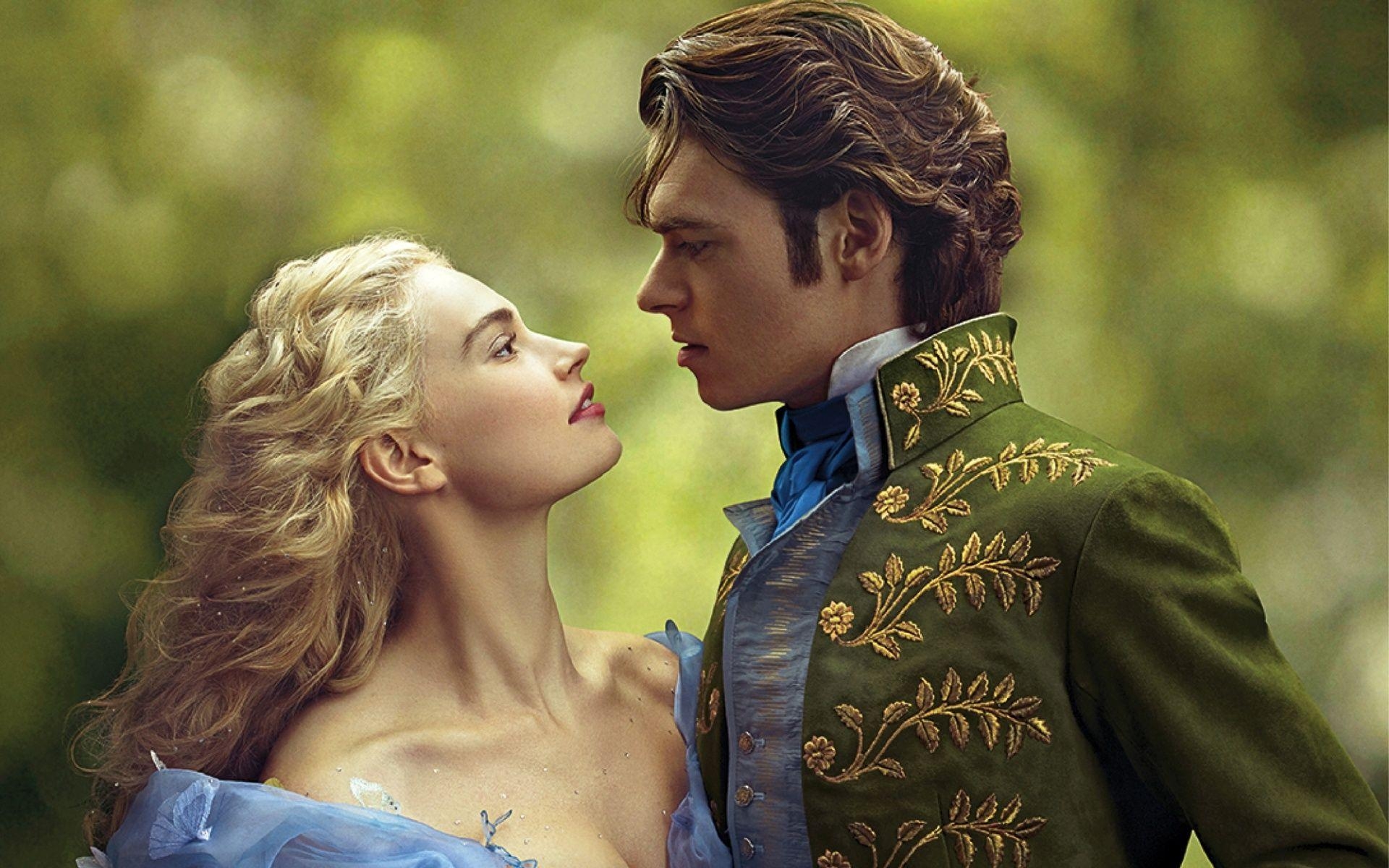 Lily James, Richard Madden, Cinderella, Film, Disney, 1920x1200 HD Desktop