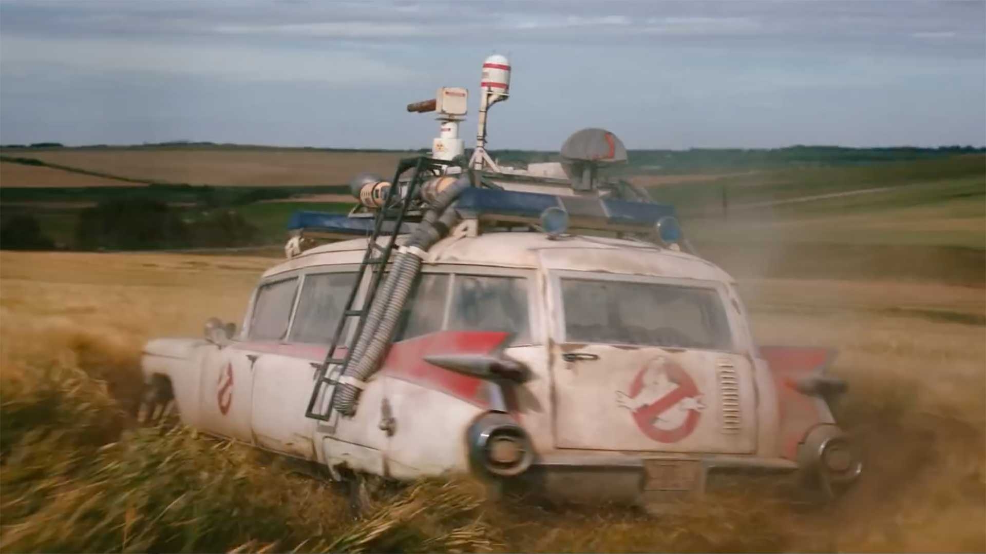 Ghostbusters Afterlife, Rückkehr Ecto-1, Cadillac, spukende Abenteuer, 1920x1080 Full HD Desktop