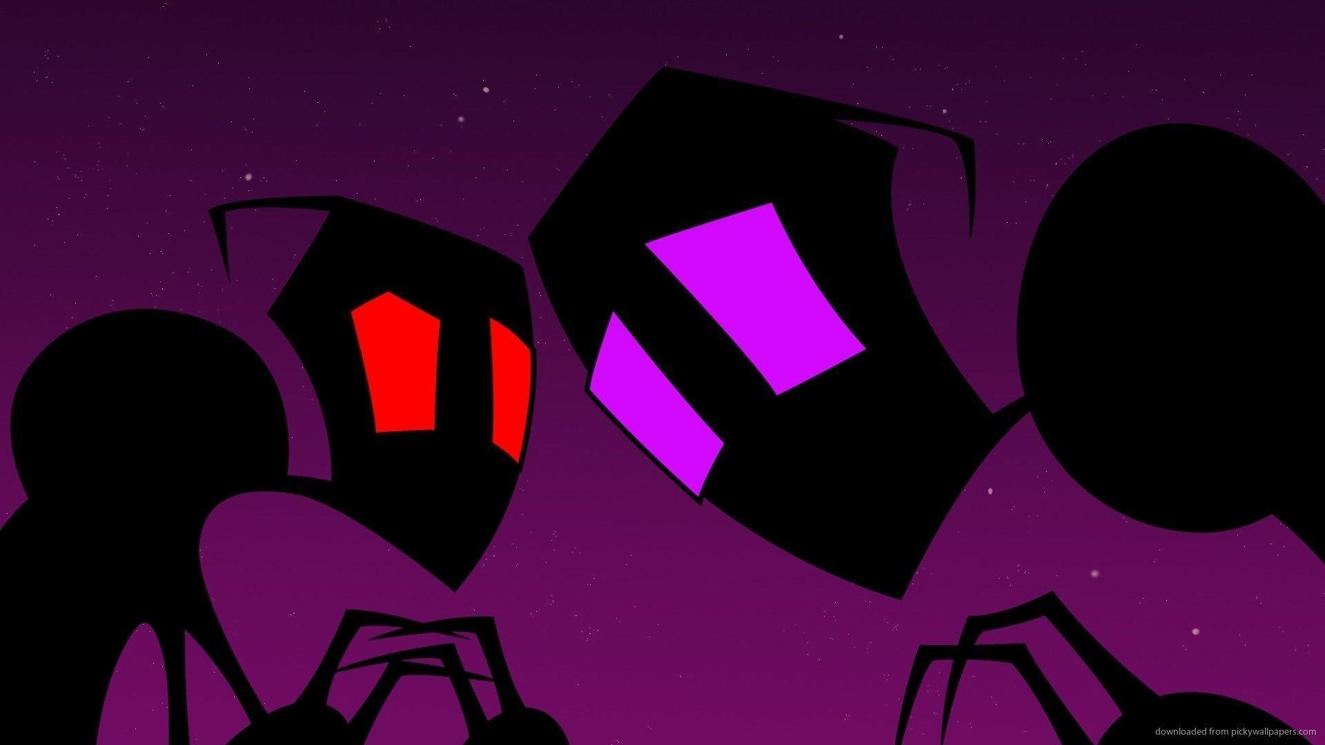 Invader Zim, Gir, Nickelodeon, Hintergrund, Cartoon, 1920x1080 Full HD Desktop