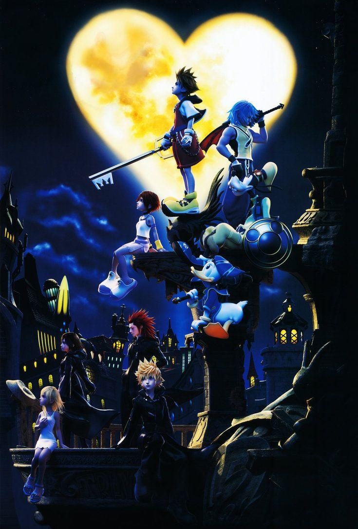 Kingdom Hearts, HD, CG, Design, Gaming, 740x1090 HD Handy