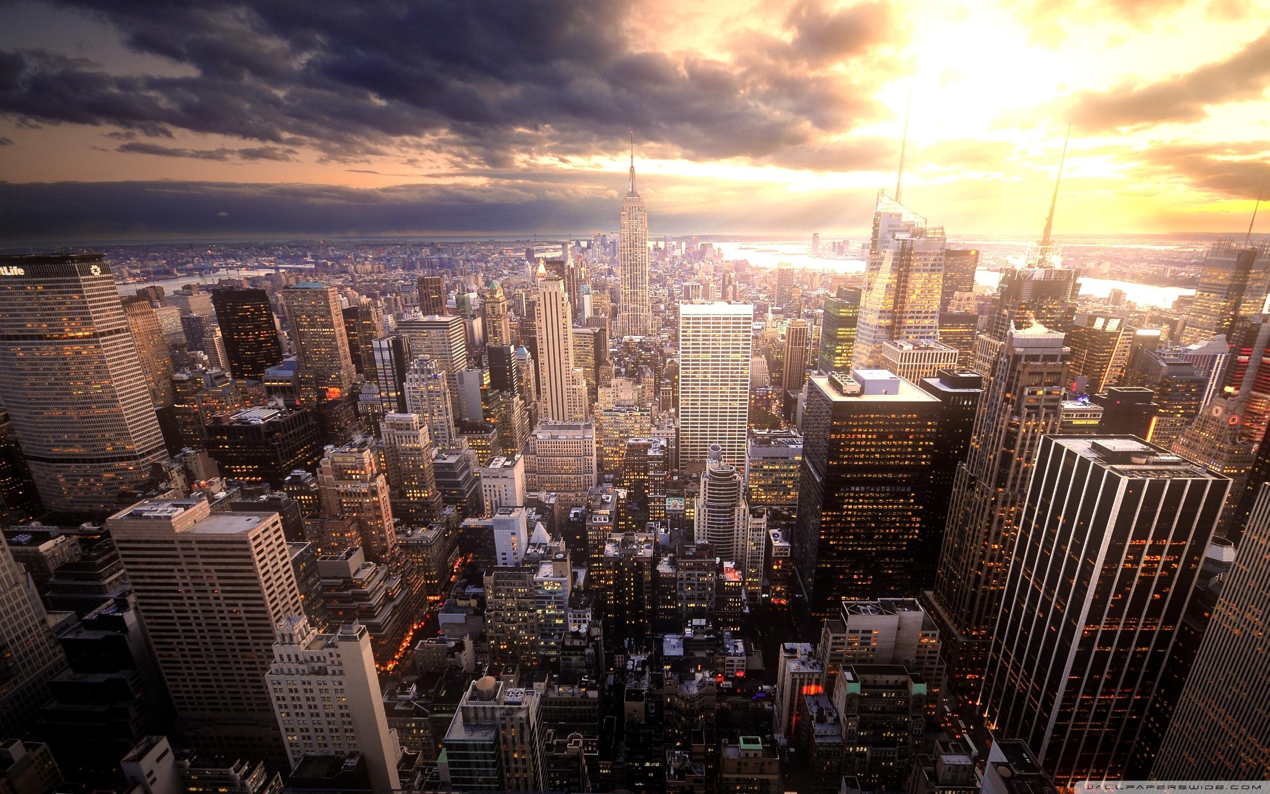 Manhattan, 4K UHD, New York, Reisen, Stadt, 2560x1600 HD Desktop