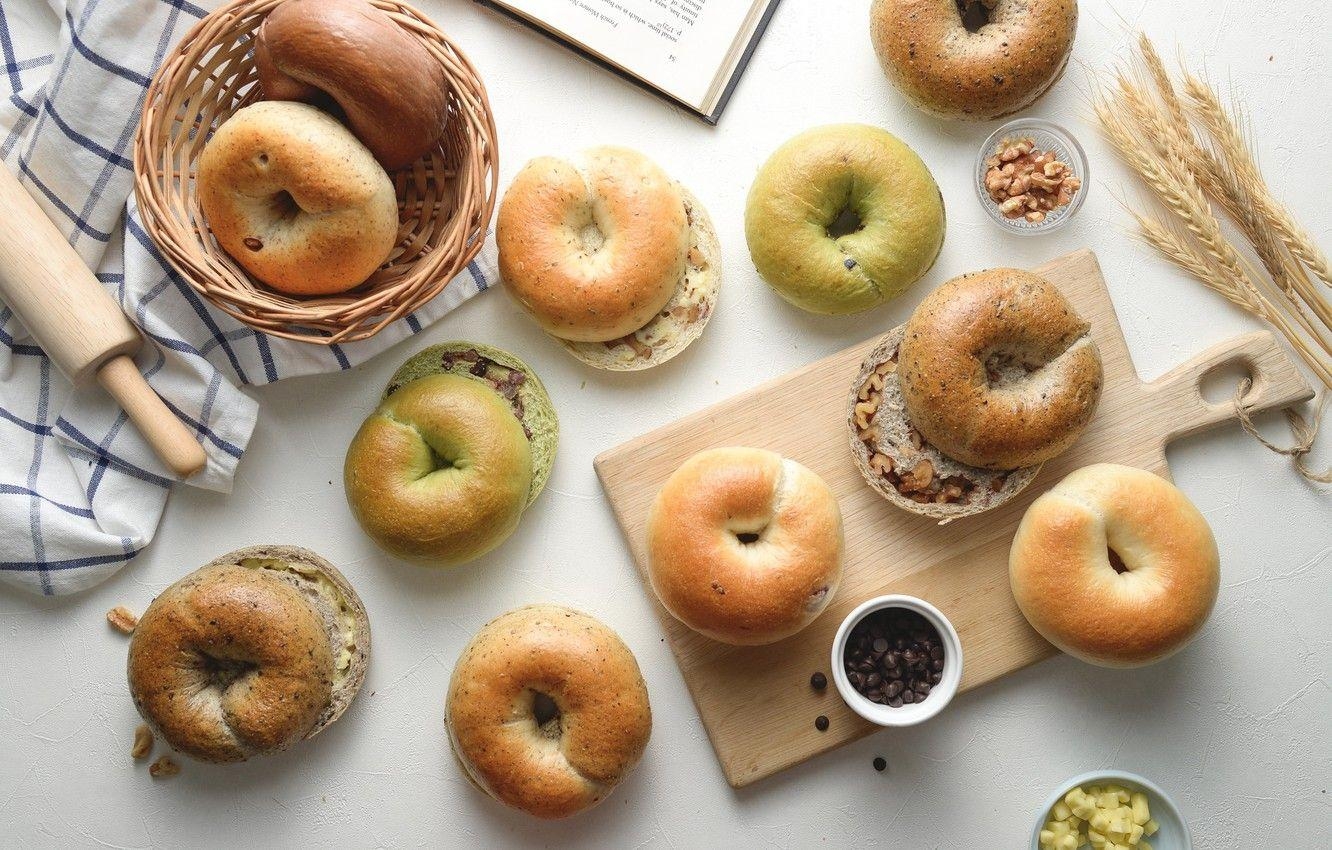 Bagel, Bild, Schneiden, Desktop, Nahrung, 1340x850 HD Desktop