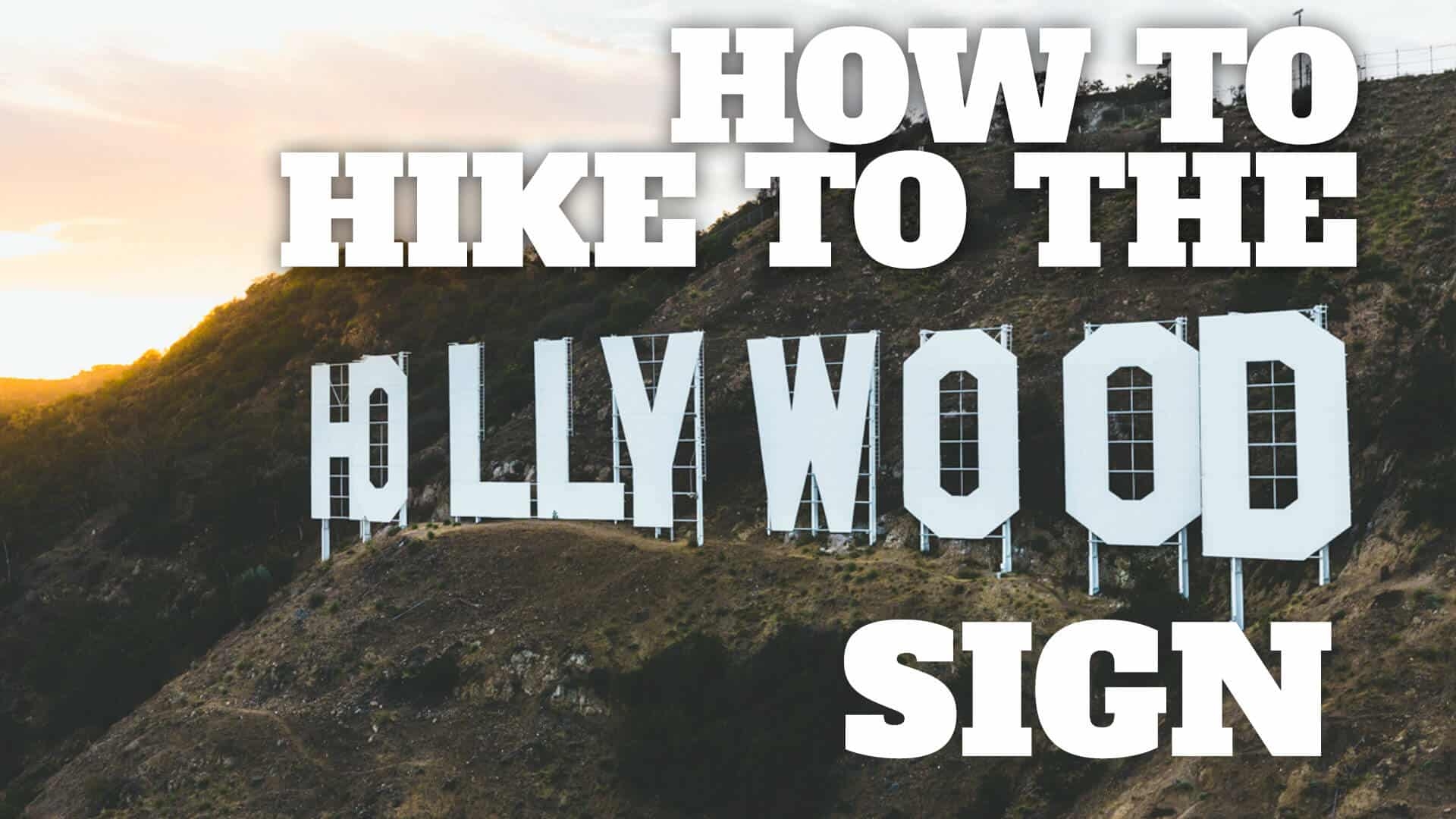 Hollywood-Schild, Wanderung, Kalifornien, Anfahrt, Parkplatz, 1920x1080 Full HD Desktop