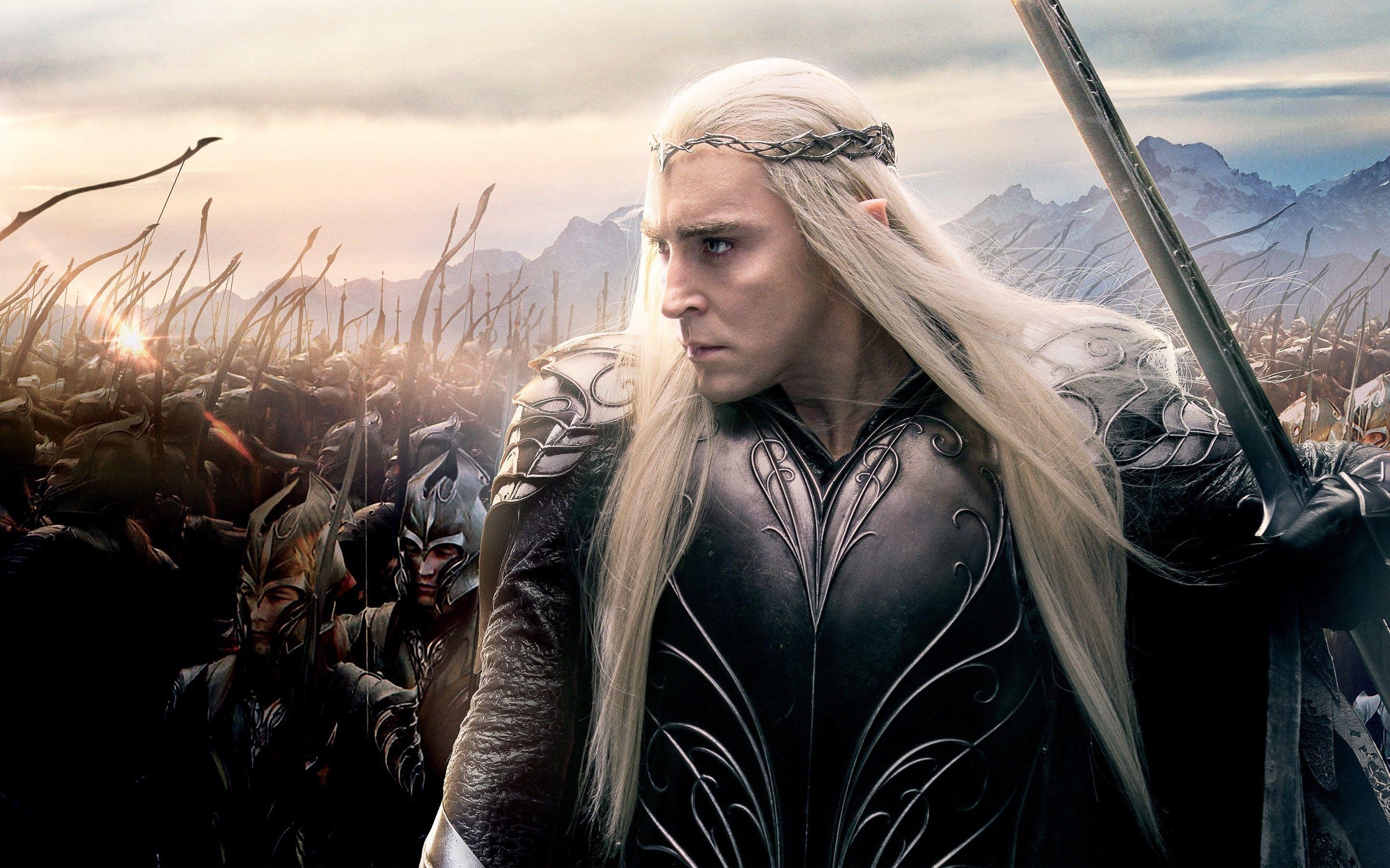 Thranduil, Elben, Der Hobbit, Hintergrund, Fantasy, 2880x1800 HD Desktop