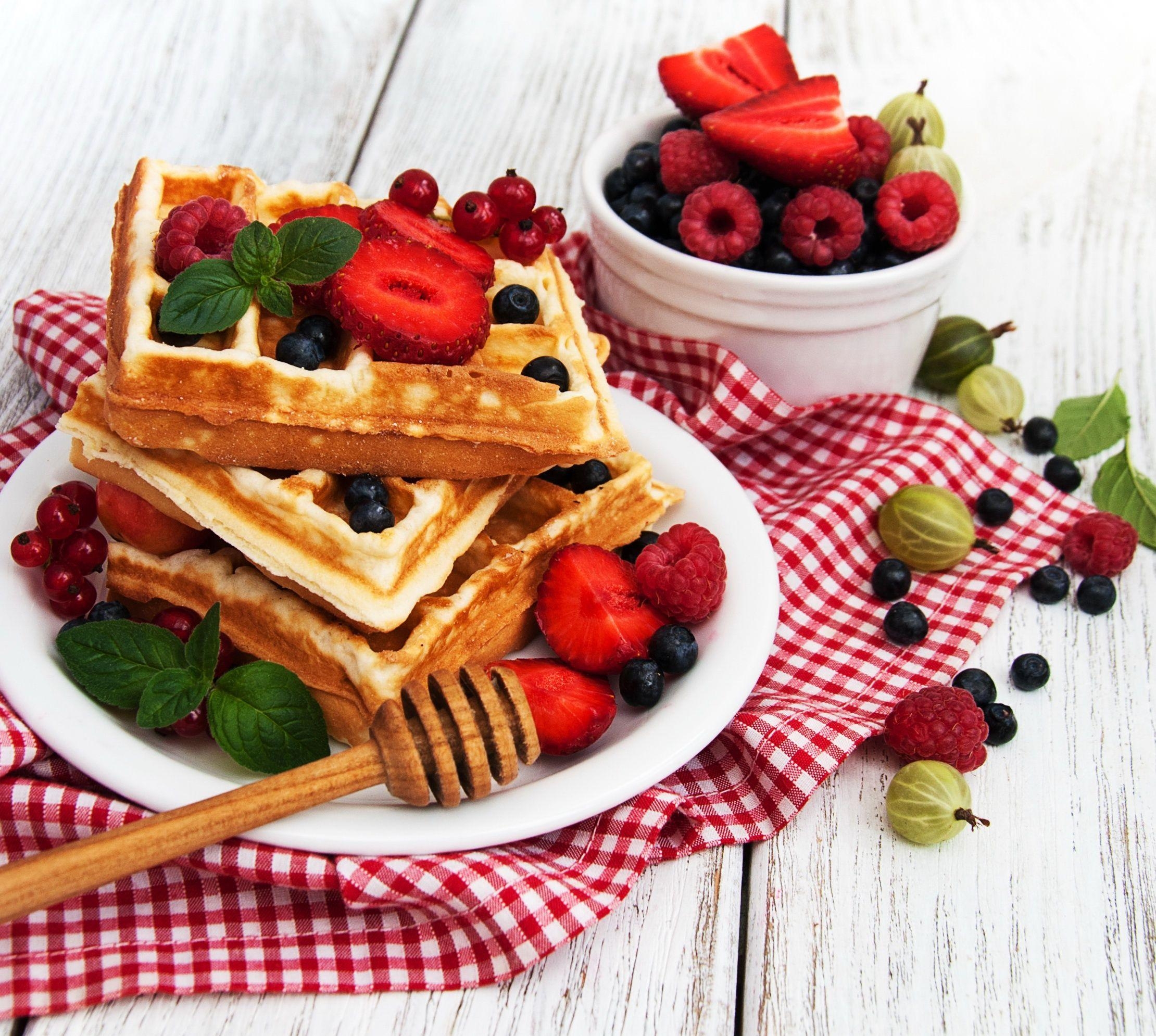 Waffeln, HD, Hintergrund, Dessert, Frühstück, 2220x1990 HD Desktop