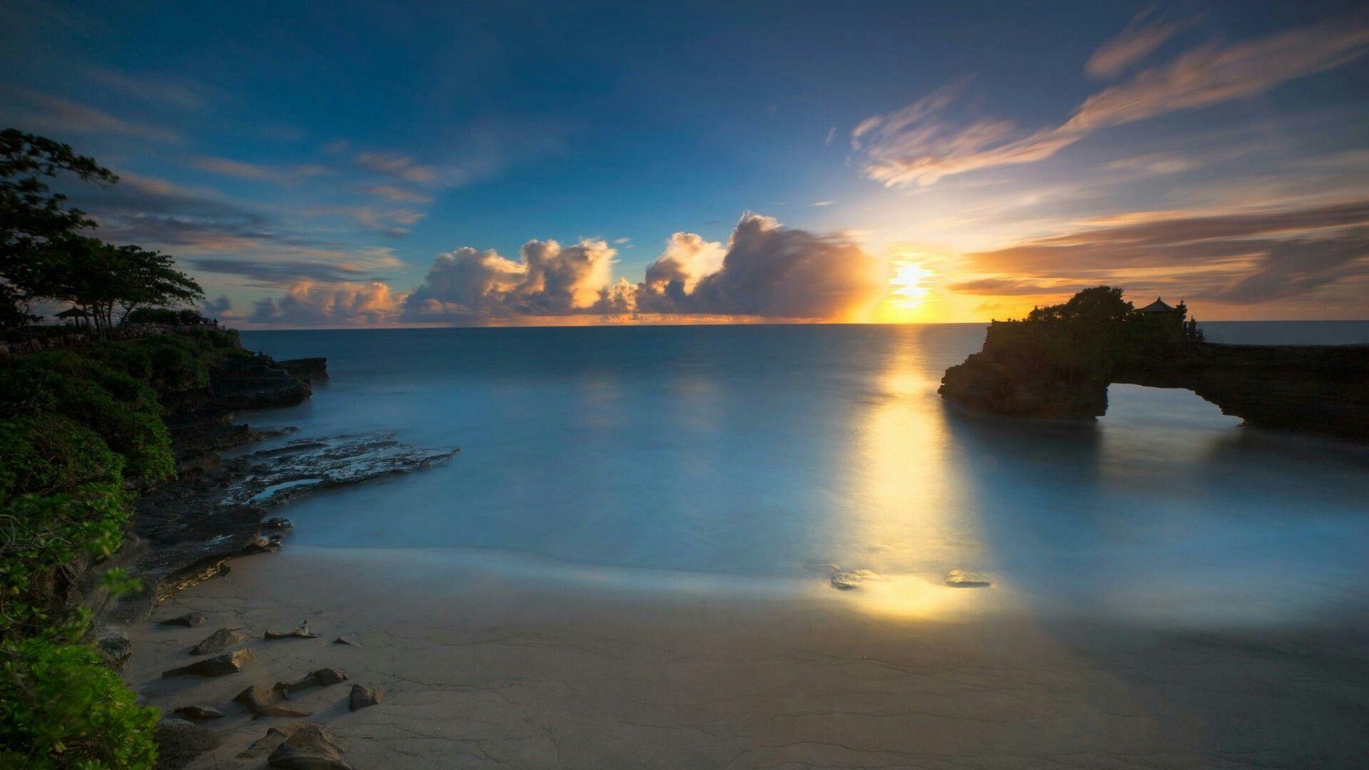 Pura Batu Bolong, Bali, Indonesien, Tempel, Landschaft, 1920x1080 Full HD Desktop