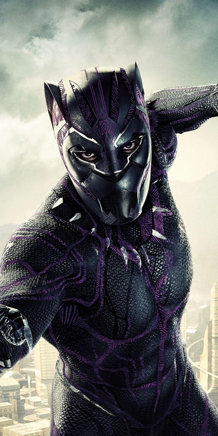 Film, Black Panther, HD, Marvel, Hintergrund, 720x1440 HD Handy