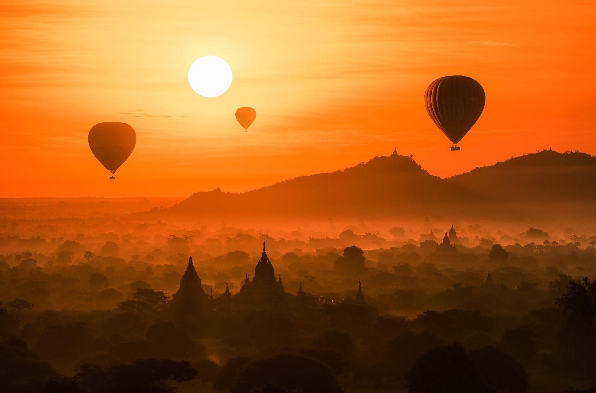 Bagan, Myanmar, Fotowand, Exotisch, Tempel, 1920x1270 HD Desktop